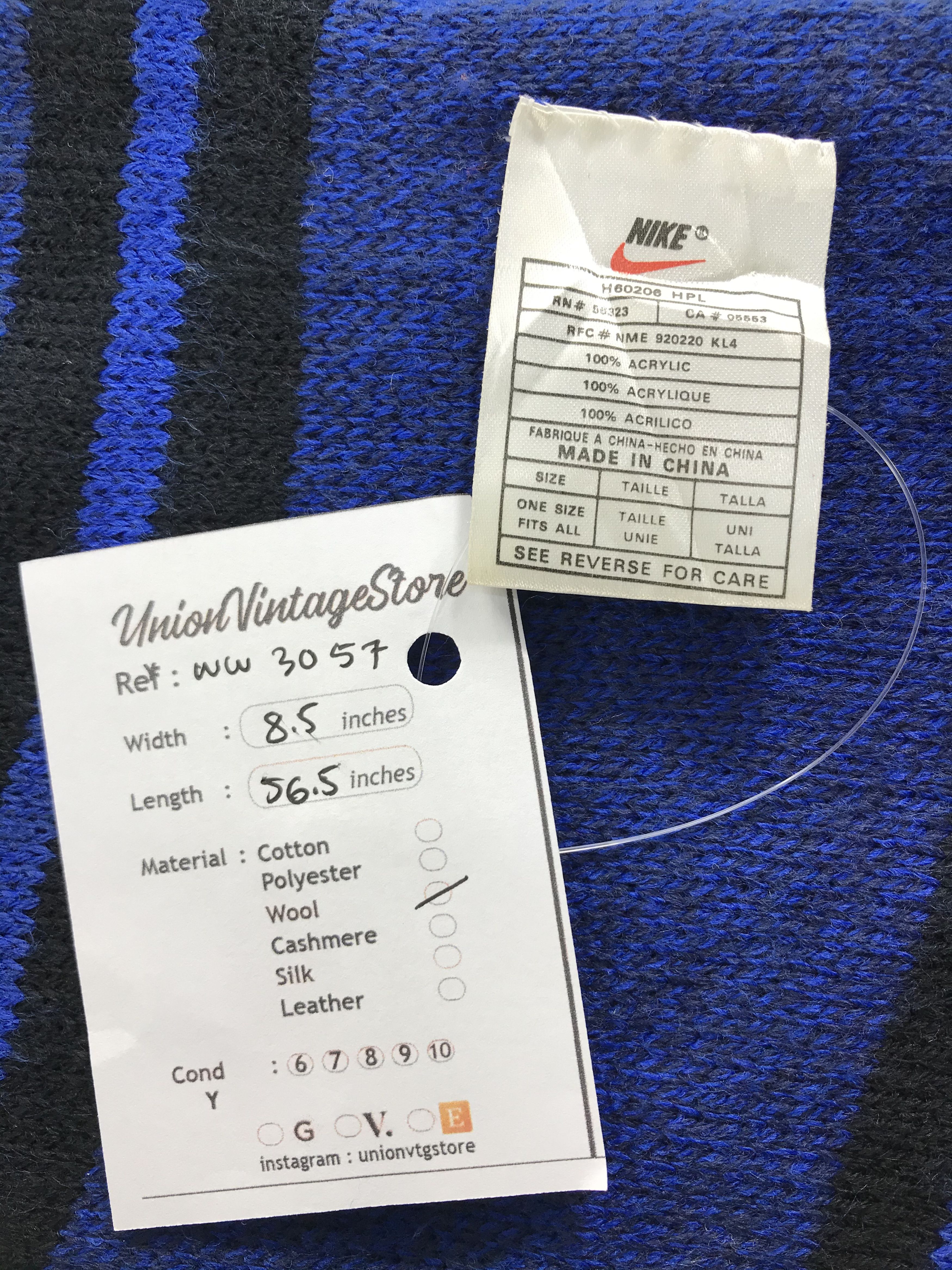 Nike × Vintage Nike Scarf / Muffler / Neckwear - WW3057 Size ONE SIZE - 5 Thumbnail