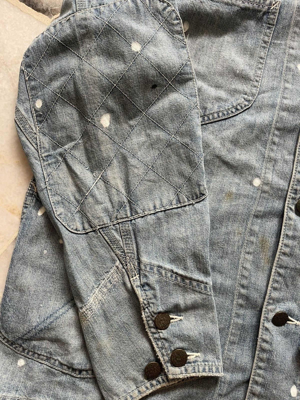 If Six Was Nine Hex antistyle Chore Distressed boro Jacket Size US L / EU 52-54 / 3 - 14 Thumbnail