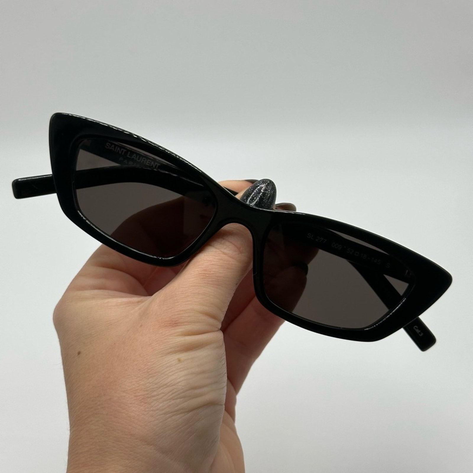 Saint Laurent Paris NEW YSL Saint Laurent Sunglasses SL 277 009 Black Unisex Size ONE SIZE - 10 Thumbnail