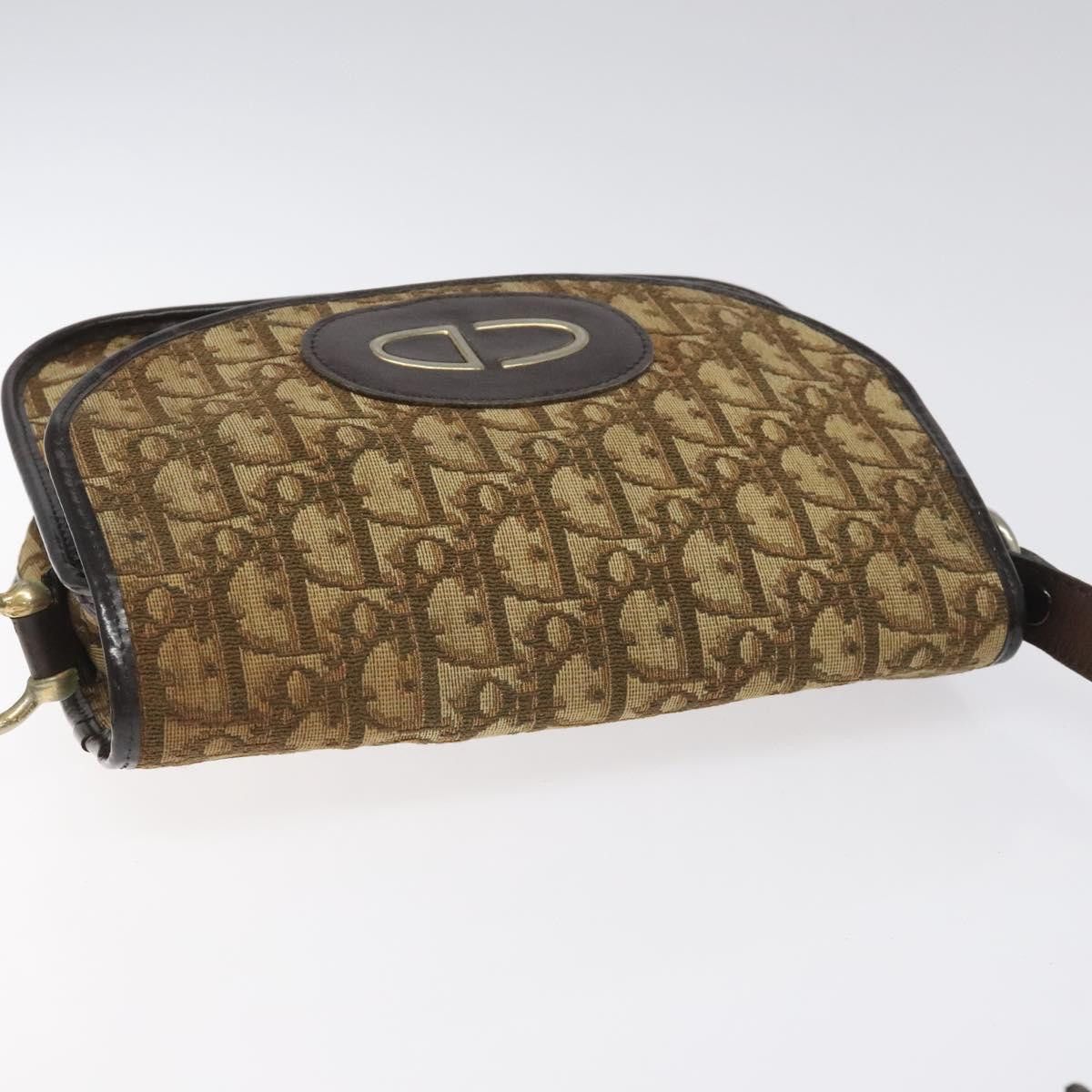 Dior DIOR Trotter Canvas Shoulder Bag Brown Size ONE SIZE - 6 Thumbnail