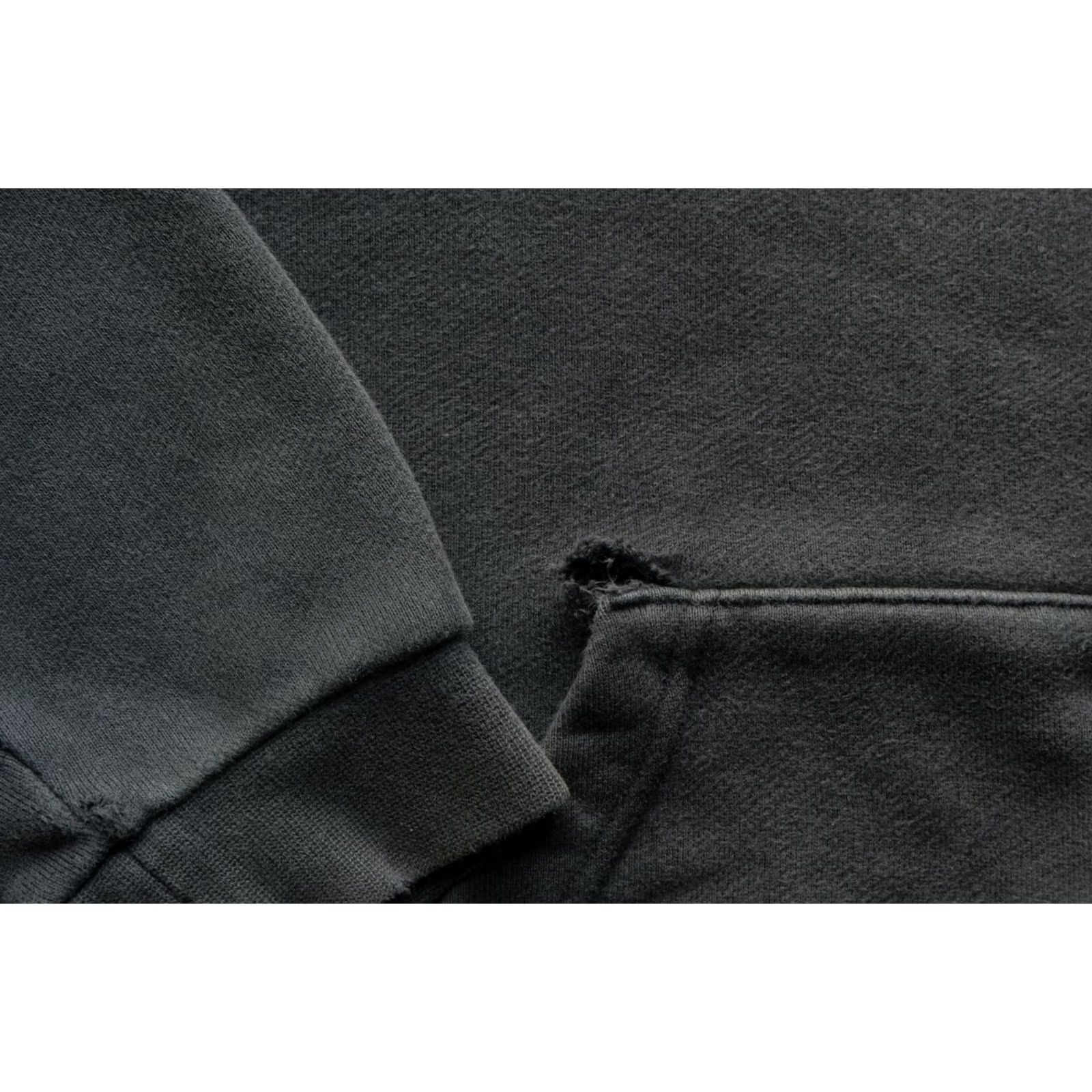 Adidas VINTAGE ADIDAS TREFOIL HOODIE BLACK SWEATSHIRT 90s Y2K CORE MENs S Size US S / EU 44-46 / 1 - 5 Thumbnail