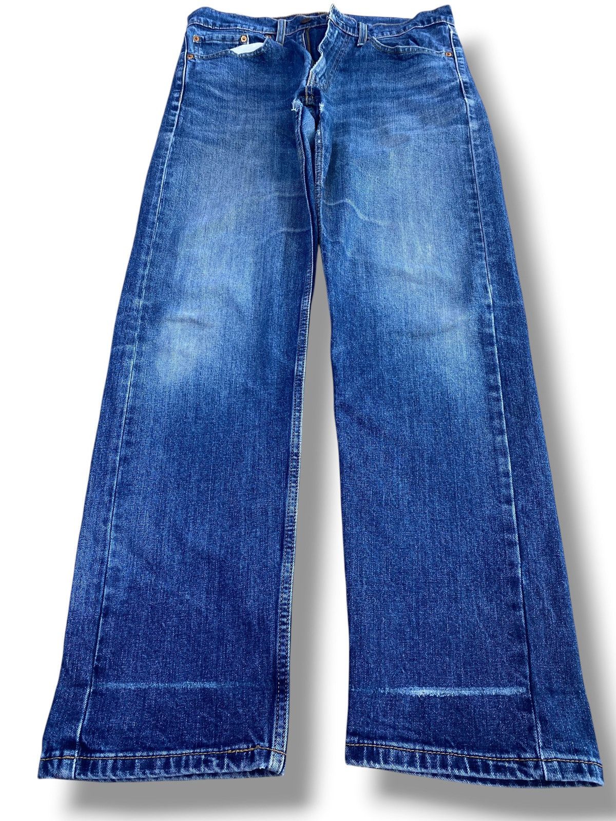 Levi's Vintage Levi’s 505 Faded Blue Wash Style Straight Cut Jeans Size US 34 / EU 50 - 1 Thumbnail