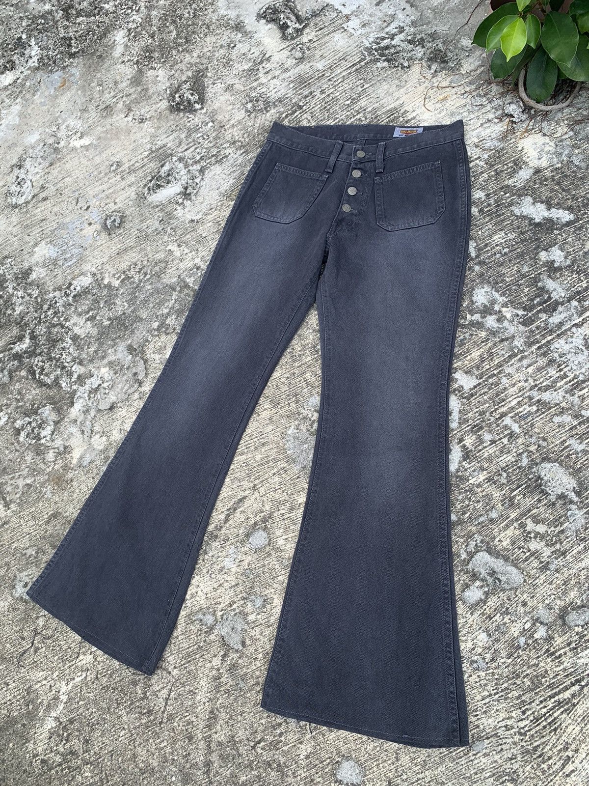 Big John × Vintage Flare big john bush pants super bell bottom bootcut jeans Size 30" / US 8 / IT 44 - 3 Thumbnail
