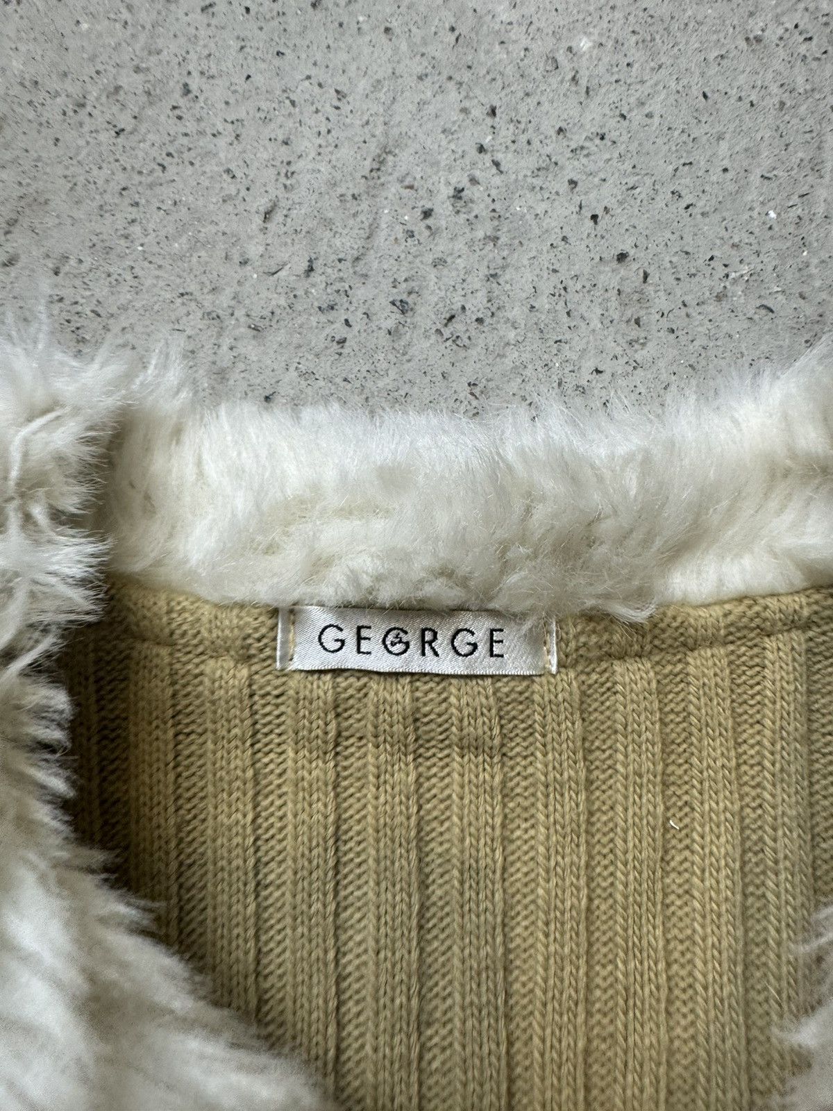 Vintage Vintage Y2K George Sued Fur Faux Knitted Patchwork Avantgard Size L / US 10 / IT 46 - 6 Thumbnail