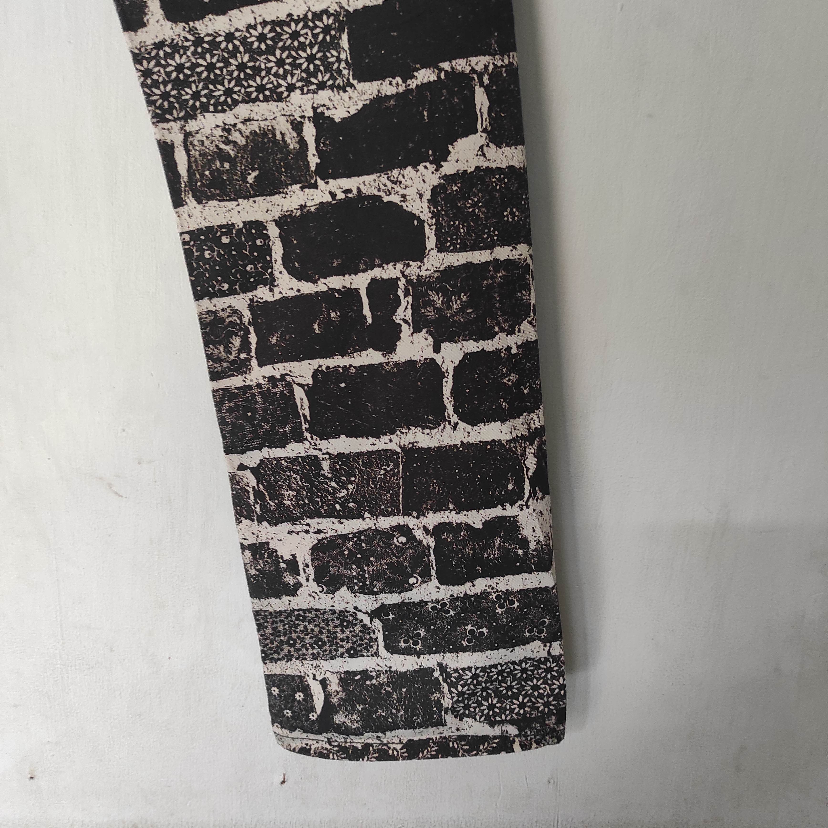 Jean Paul Gaultier Jean Paul Gaultier F/W'12 Cinder Block Flower Print Size US 28 / EU 44 - 18 Thumbnail