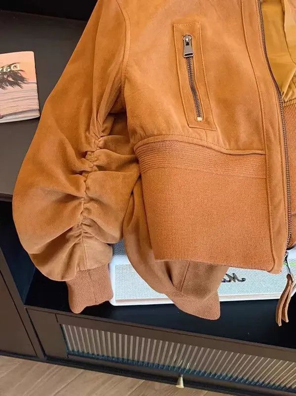 VIBE Vintage Biker Deerskin Velvet Baseball Jacket Size US M / EU 48-50 / 2 - 4 Thumbnail