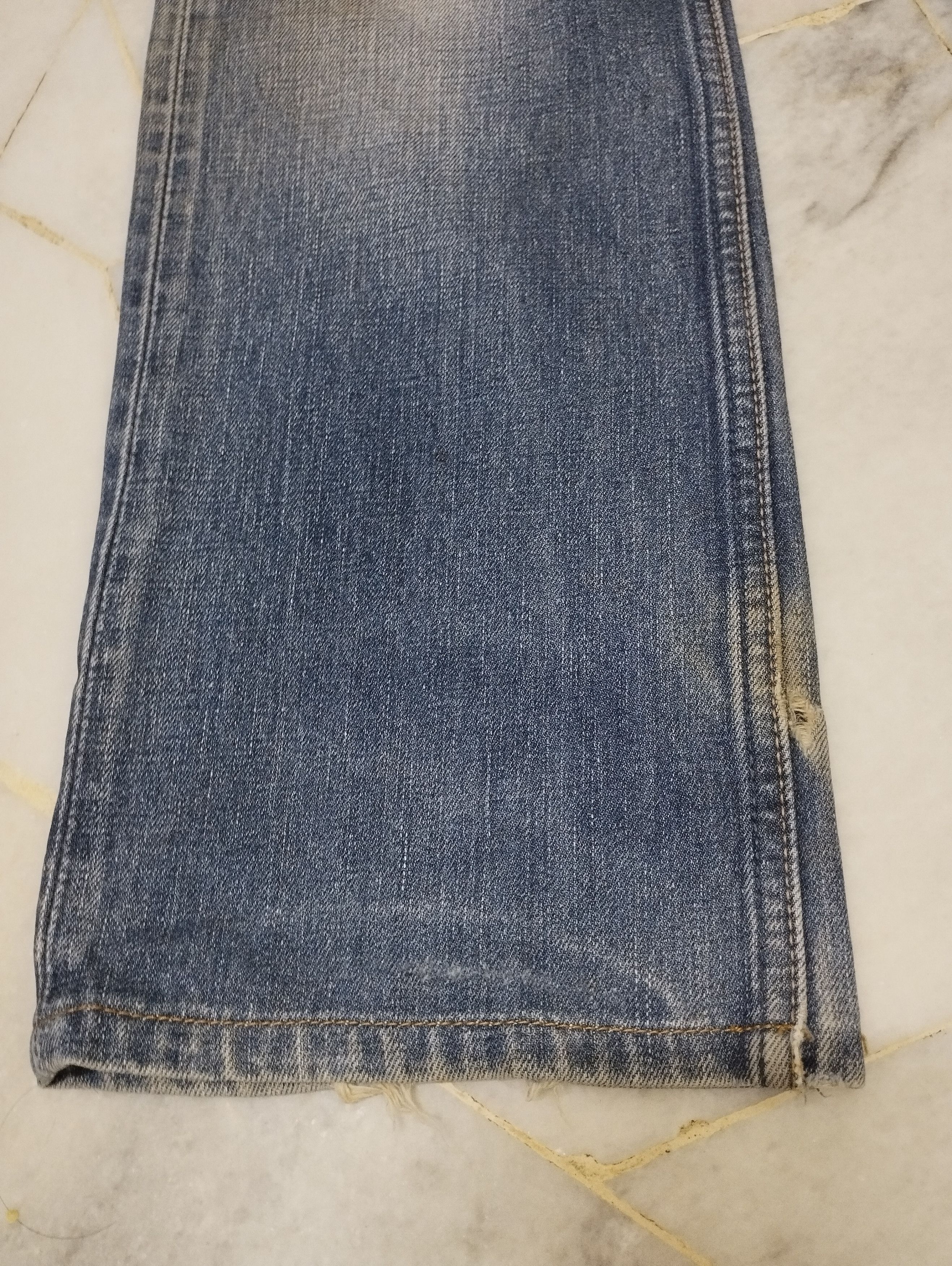 Levi's Vintage Levi's 507 Crazy Mud Rusty Thrash Faded Size US 29 - 7 Thumbnail