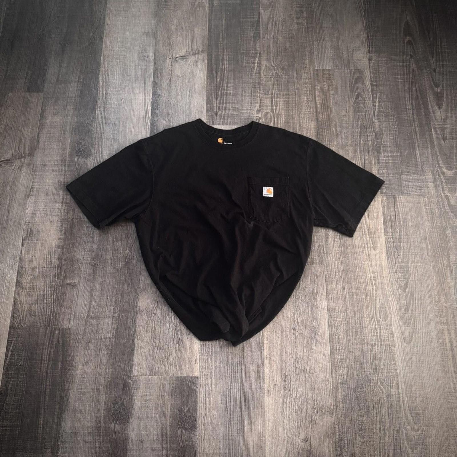 Carhartt CARHARTT • Original "Black" Pocket Tee (L) Size US L / EU 52-54 / 3 - 1 Thumbnail