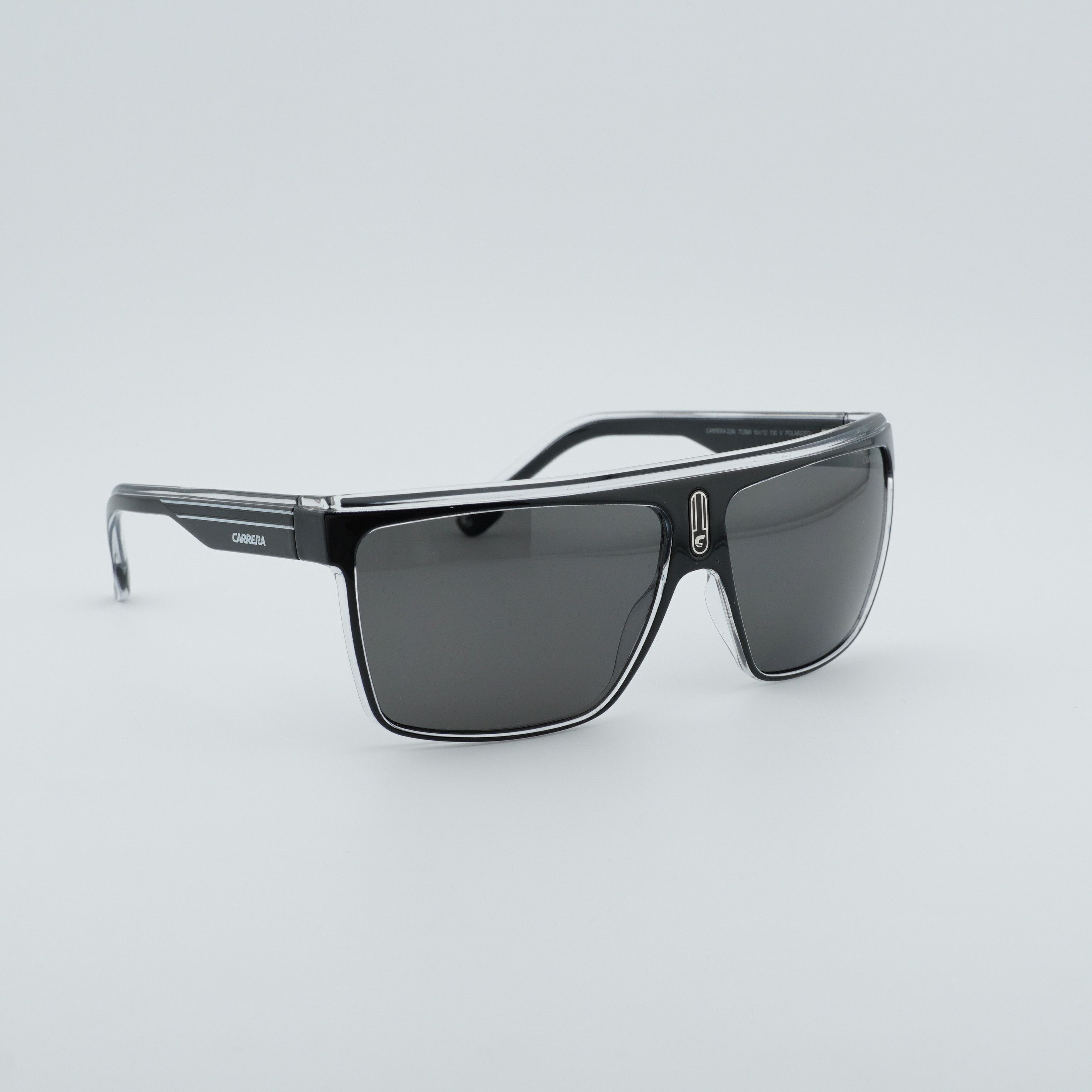 Carrera CARRERA 22/N 07C5 M9 Sunglasses Black Shield Frame Size ONE SIZE - 1 Thumbnail