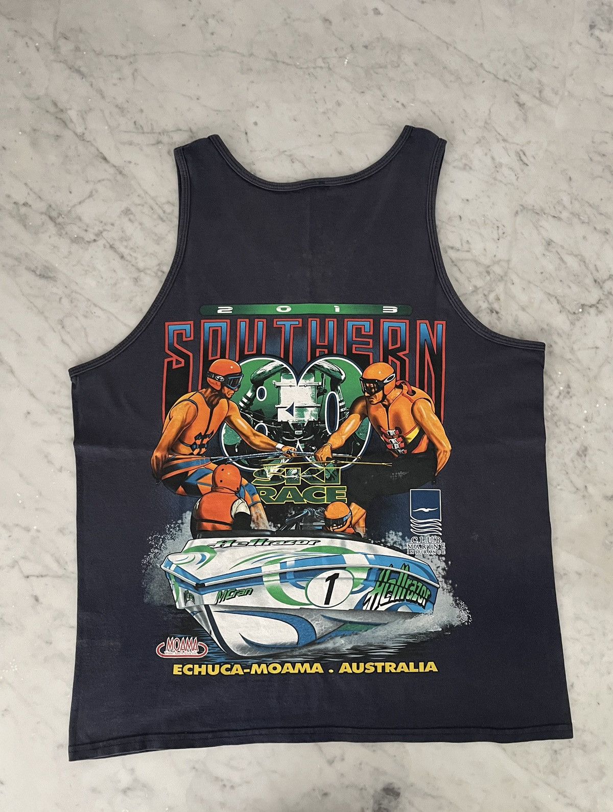 Gildan SOUTHERN EIGHTY SKI RACE CLASSIC ECHUCA-MOAMA AUSTRALIA TANK Size US L / EU 52-54 / 3 - 3 Thumbnail