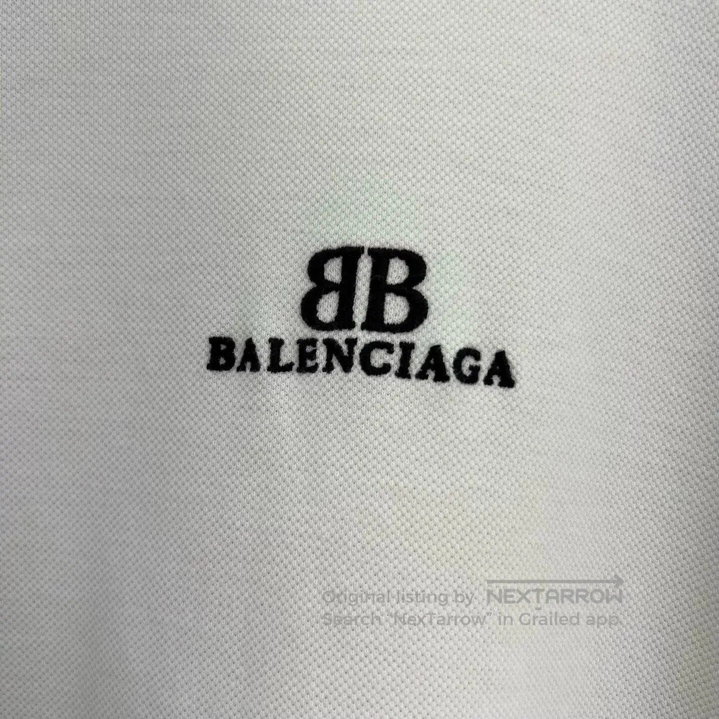 Balenciaga Balenciaga Embroidered Logo Loose Polo. Size US L / EU 52-54 / 3 - 3 Thumbnail