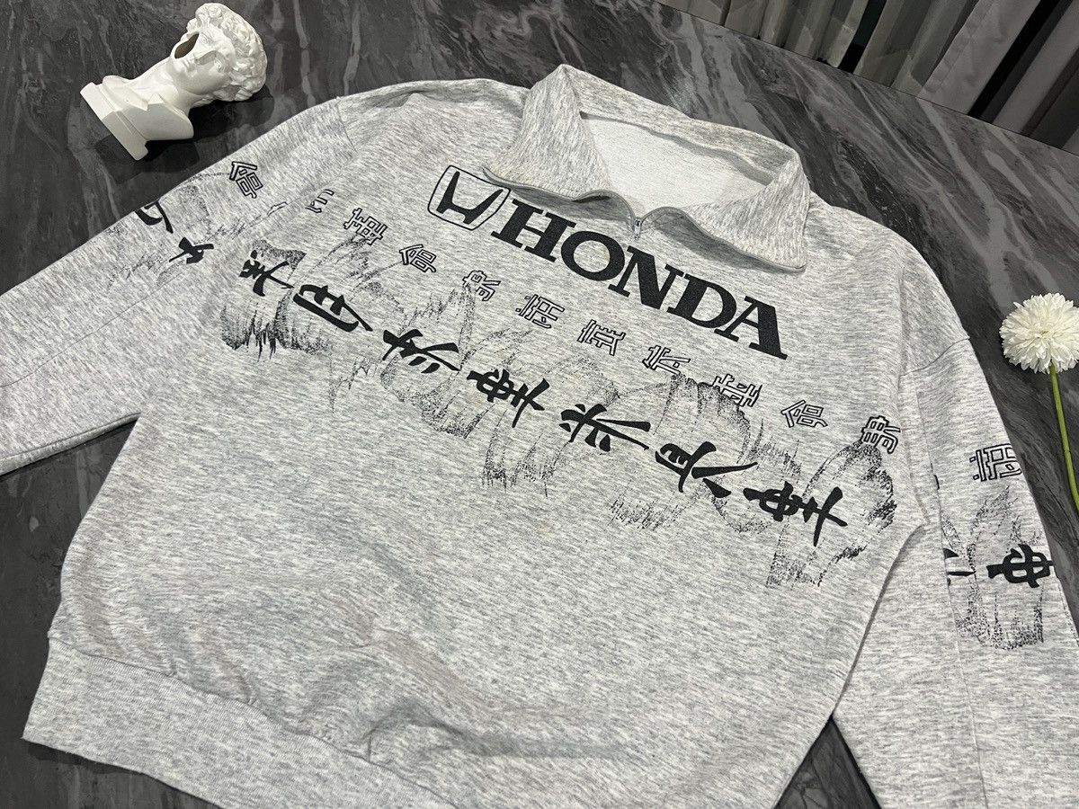 Honda Honda : Half Zipper Japan Font Pattern Size US L / EU 52-54 / 3 - 1 Thumbnail