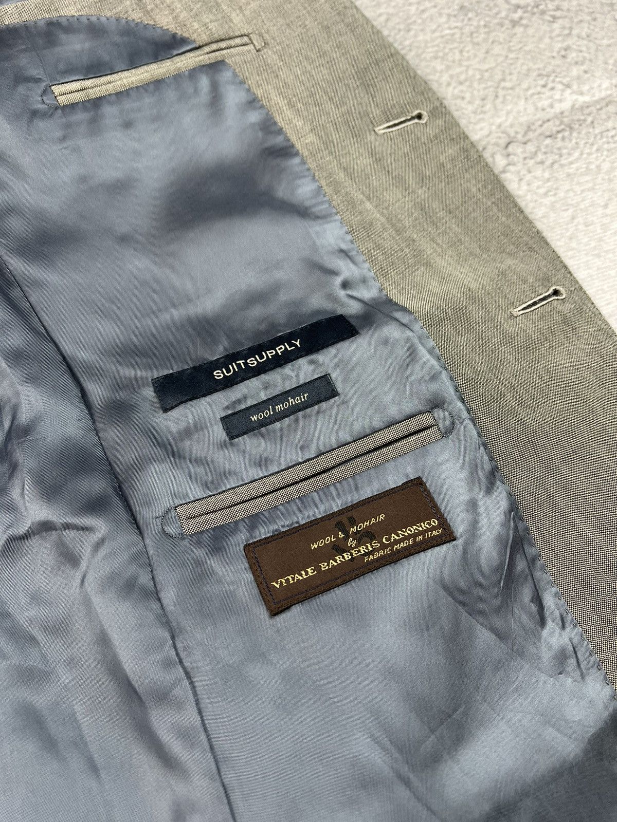 Designer × Suitsupply Suitsupply wool mohair blazer size 48 Size 48R - 10 Thumbnail