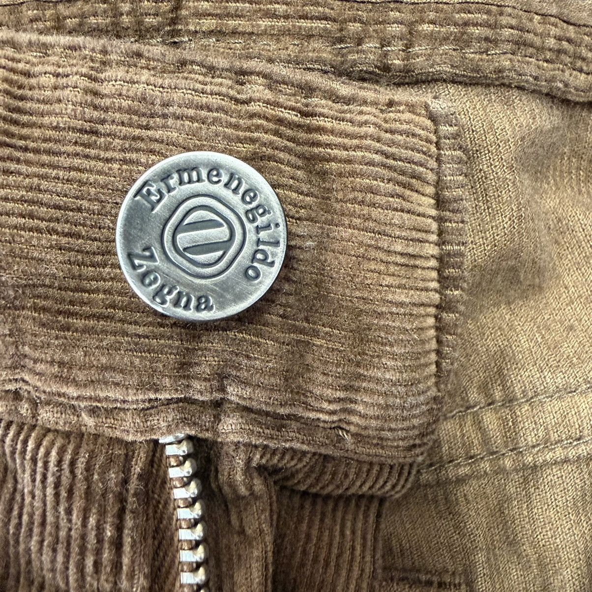 Ermenegildo Zegna Ermenegildo Zegna Brown Corduroy 5-Pocket Pants Italy Sz 38 Size US 38 / EU 54 - 9 Thumbnail