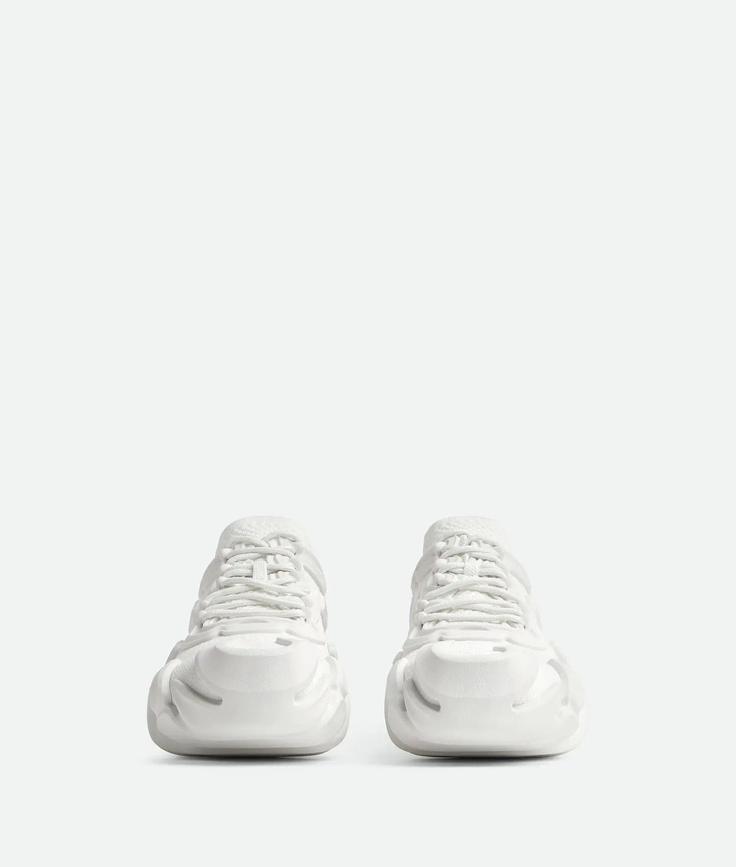 Bottega Veneta o1w1db10825 Flex Sneakers in Optic White Size US 6 / EU 39 - 2 Thumbnail