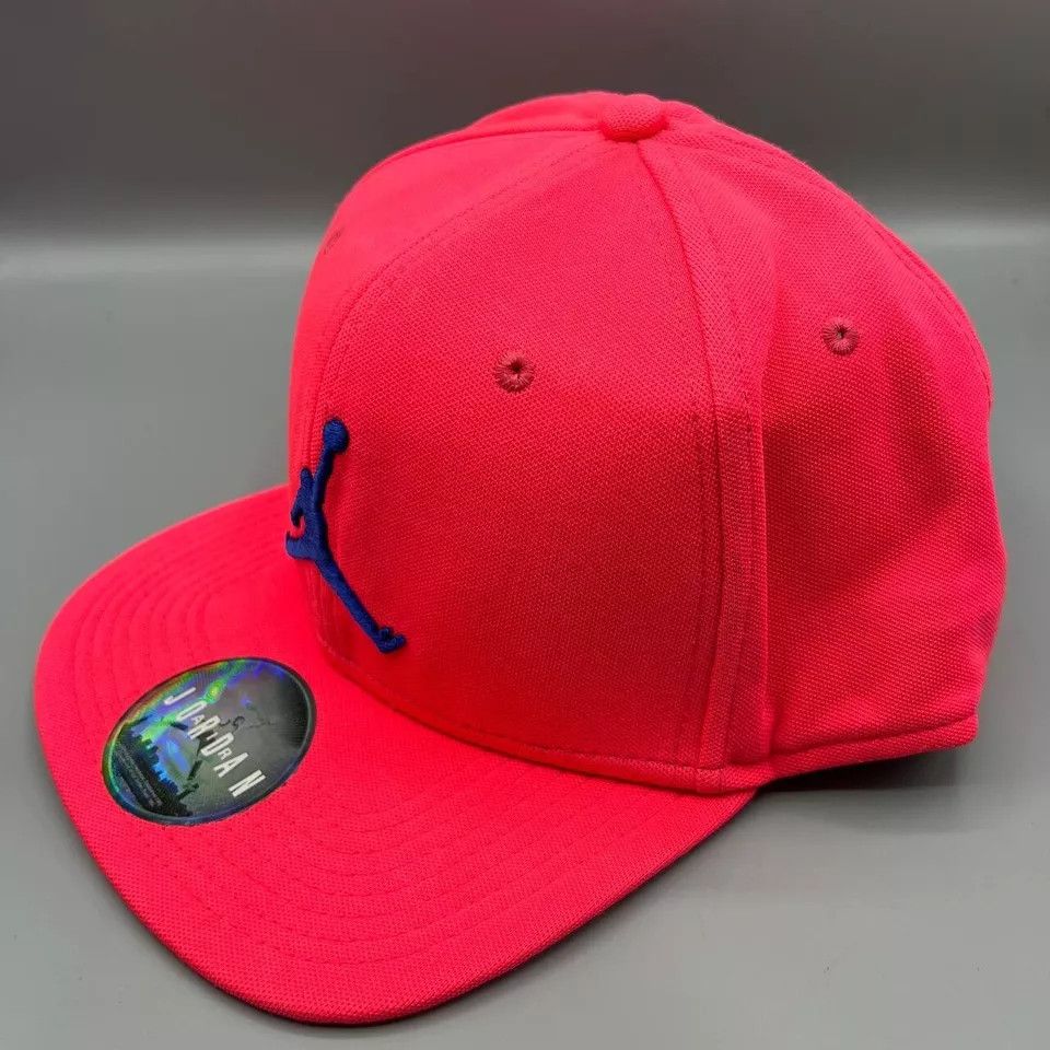 Jordan Brand Air Jordan Hat Men Embroidered Logo Jumpman Snap Back Cap Size ONE SIZE - 2 Thumbnail