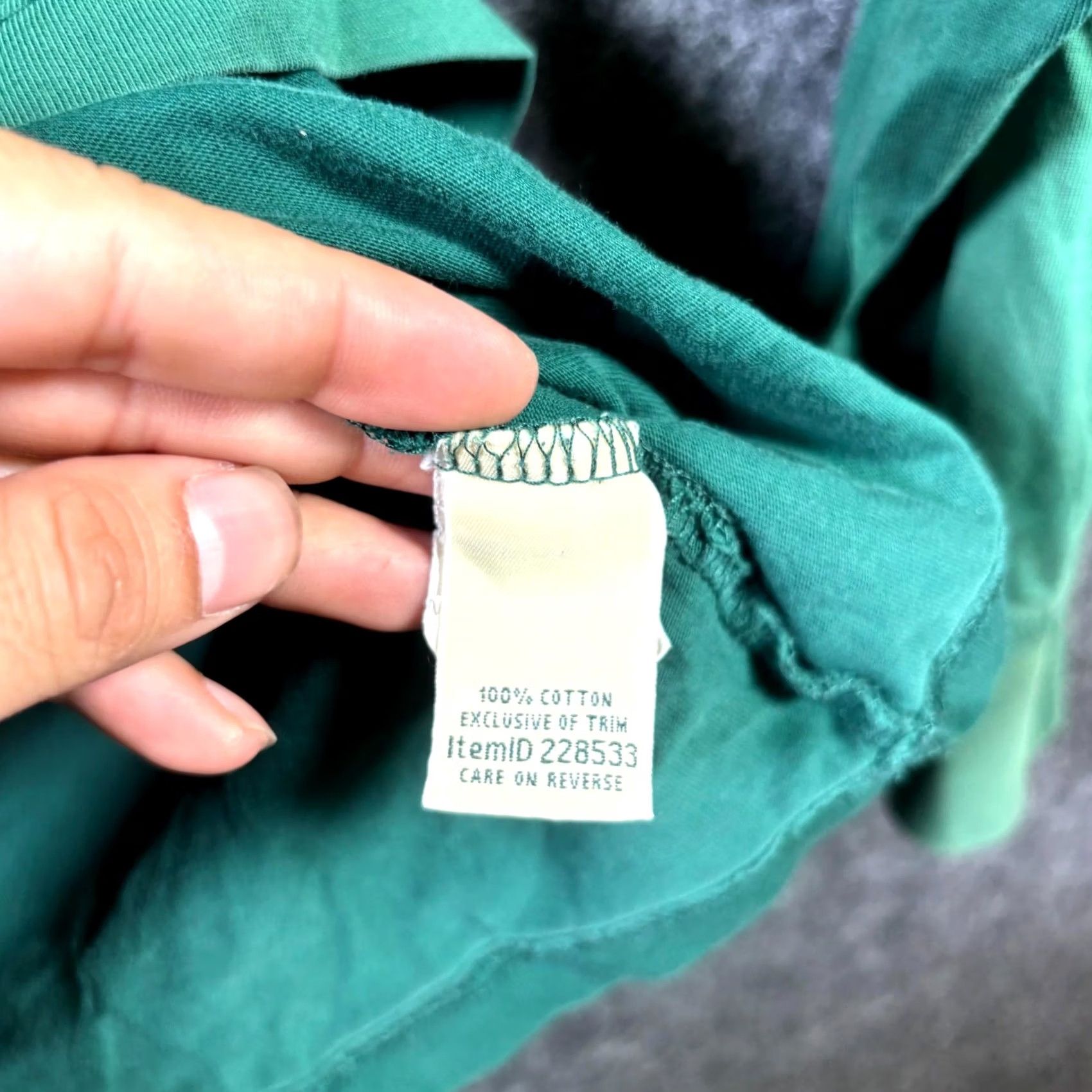 Vintage L.L. Bean T-Shirt Men's XL Green Cotton Henley Casual Button Outdoor Size US XL / EU 56 / 4 - 7 Thumbnail