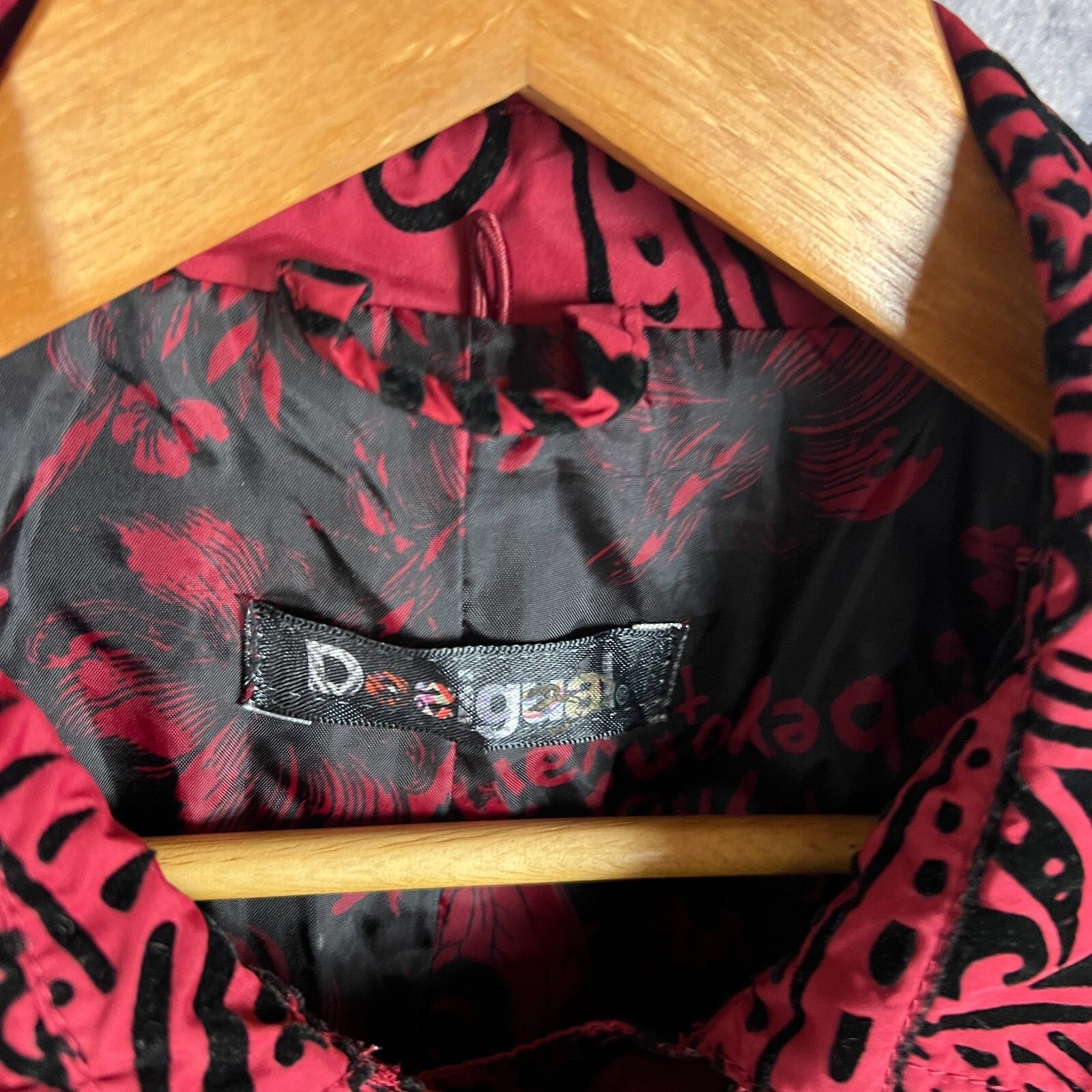 Desigual Desigual Coat Jacket Women's Size 38 Red Long Sleeve ` Size XS / US 0-2 / IT 36-38 - 4 Thumbnail