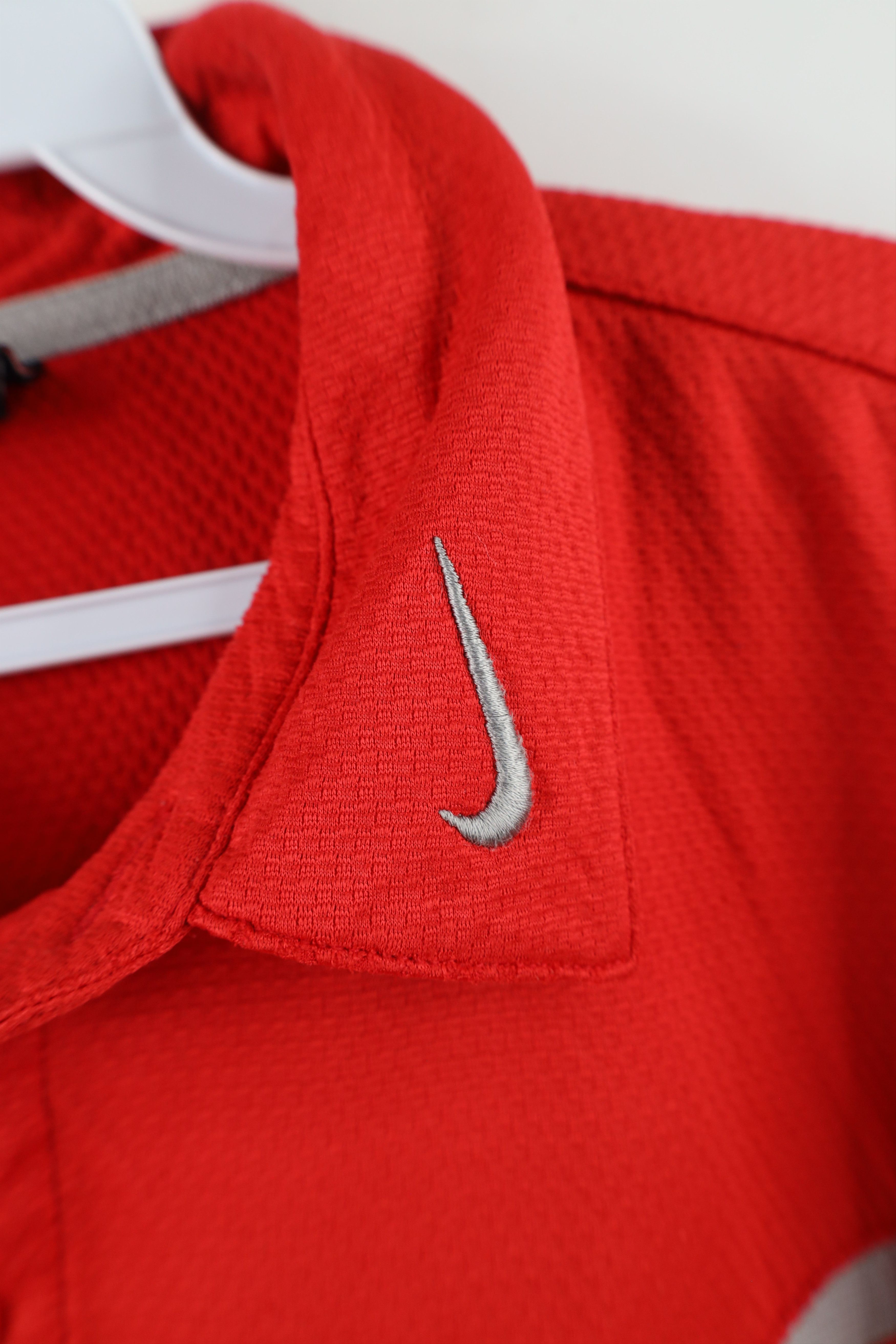 Nike × Vintage Vintage Nike Mini Swoosh Ohio State University Polo Shirt Size US L / EU 52-54 / 3 - 5 Thumbnail