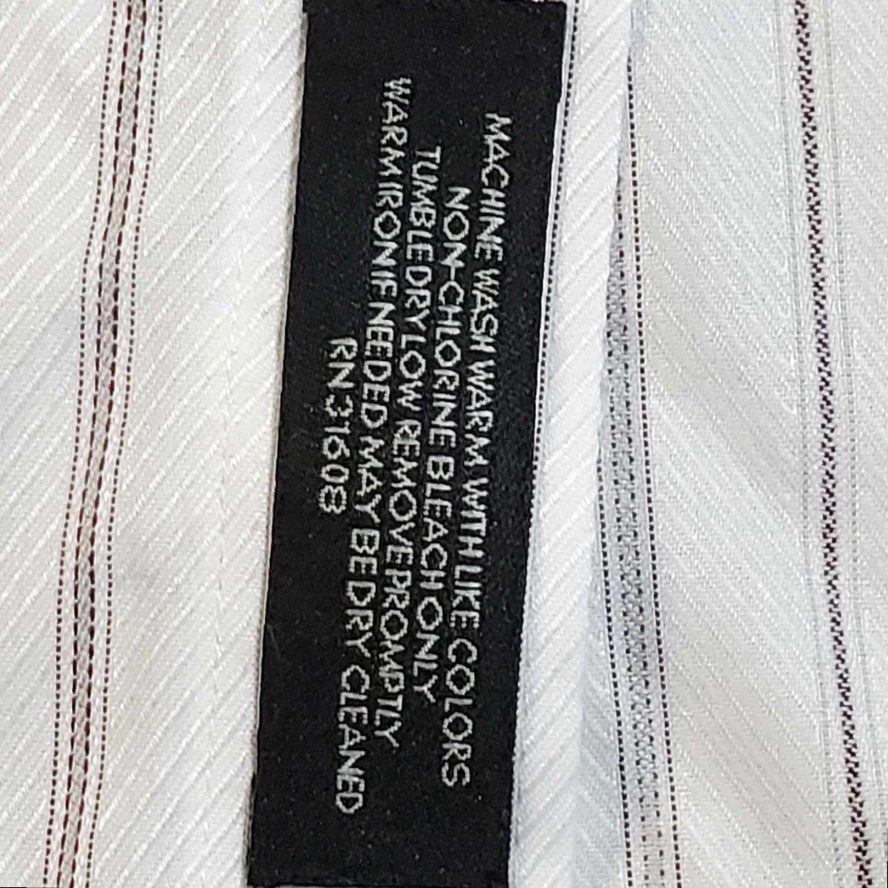 Jos. A. Bank Jos. A. Bank Signature Collection Dress Shirt Multicolor Long Sleeve 100% Cotton 16.5/36 Spread Collar Mens Size 46R - 5 Thumbnail