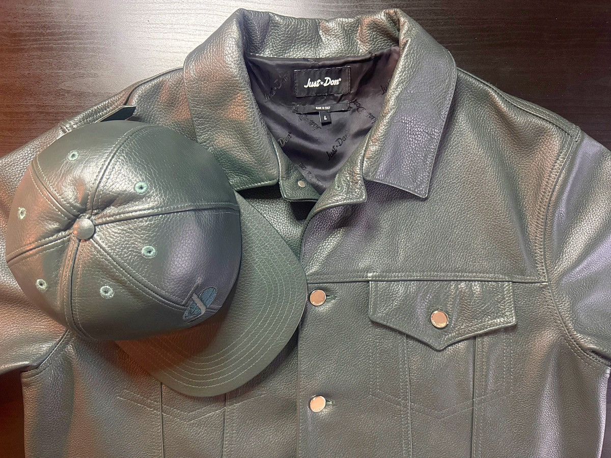 Just Don Just Don Leather strap back Size ONE SIZE - 7 Thumbnail