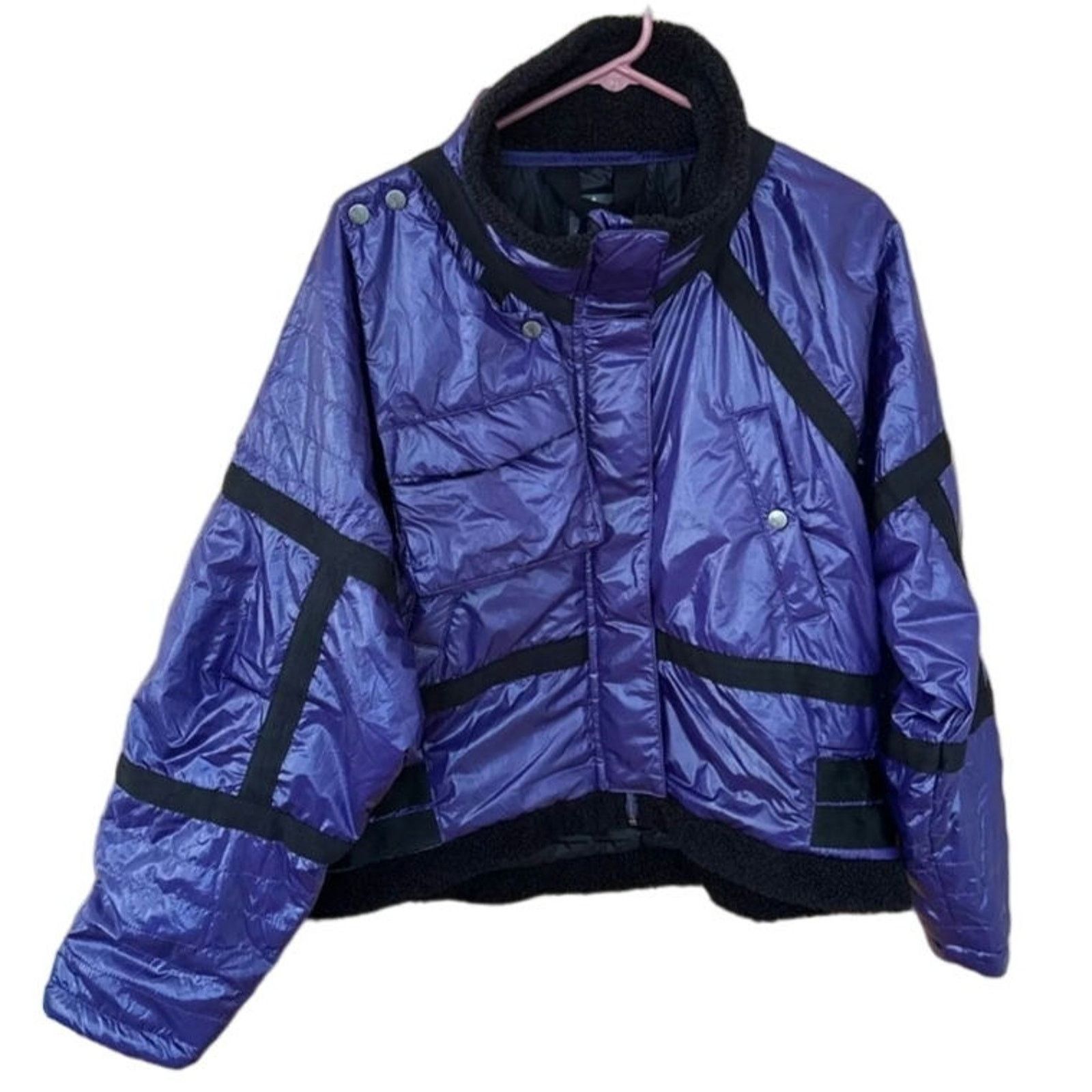 Free People New Free People FP MOVEMENT Vagabond Fleece Bomber $248 Size M / US 6-8 / IT 42-44 - 4 Thumbnail