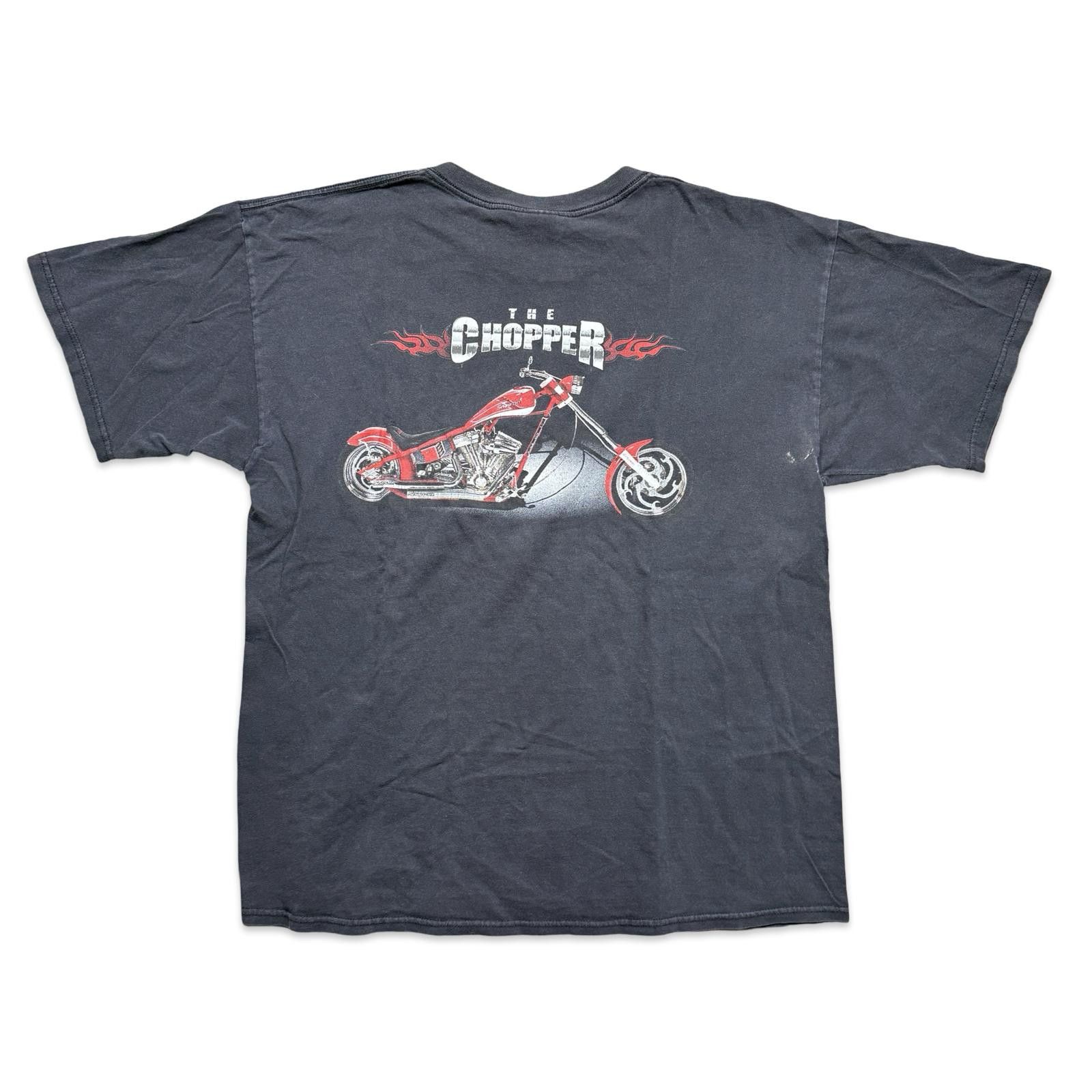 Designer Snap-on Chopper Motorcycle Y2K Graphic Tee Size US XL / EU 56 / 4 - 1 Thumbnail