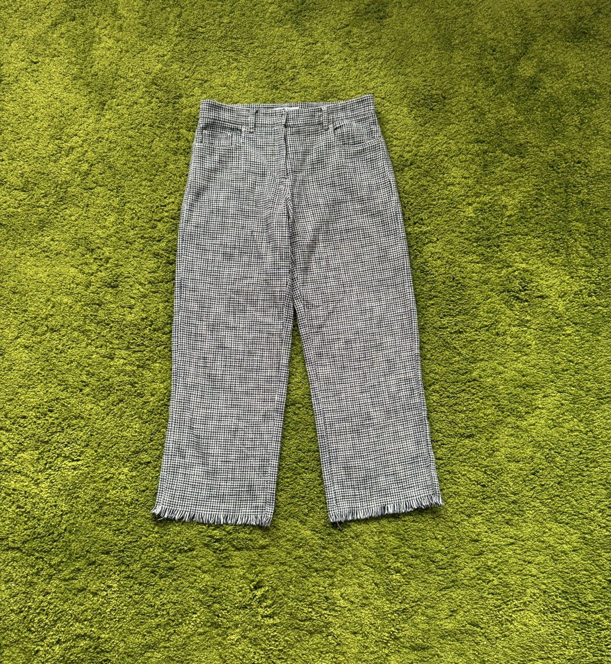 Max Mara × Weekend Max Mara Max Mara wool checkered pants Size 28" / US 6 / IT 42 - 1 Thumbnail