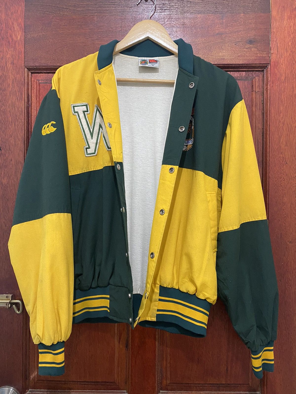 Canterbury of New Zealand Rare Vintage Canterbury Australia Wallabies Varsity Jacket Size US M / EU 48-50 / 2 - 3 Thumbnail