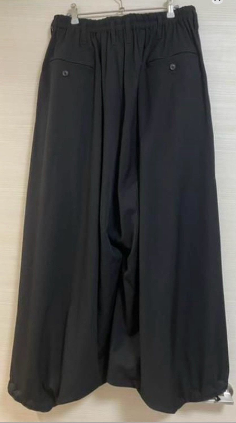 Yohji Yamamoto Yohji Yamamoto Pour Homme - 4-Way Gabardine Wool Trousers Size US 34 / EU 50 - 10 Thumbnail