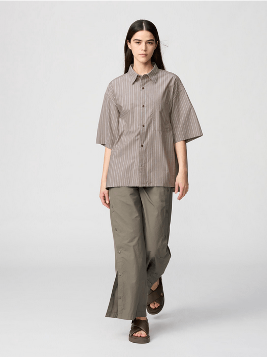 Japanese Brand Uniqlo:C BROADCLOTH OVERSIZED SHORT SLEEVE SHIRT Size US XL / EU 56 / 4 - 4 Thumbnail