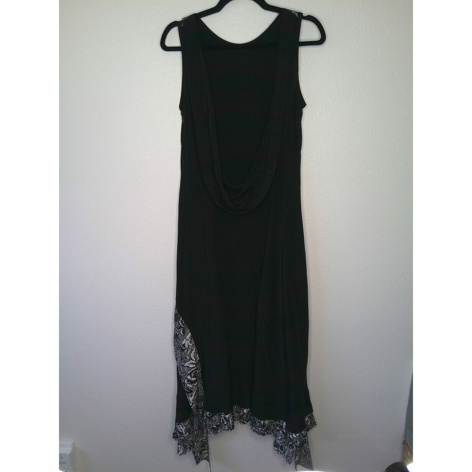 JW Anderson JW Anderson Black Sleeveless High Neck Low Back Dress 10 Size L / US 10 / IT 46 - 8 Thumbnail