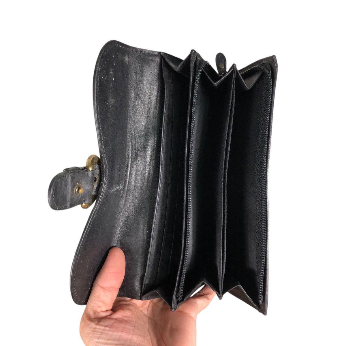 Japanese Brand × Leather × Pierre Cardin 📌Vintage Long Wallet Pierre Cardin Soft Leather Size ONE SIZE - 10 Thumbnail