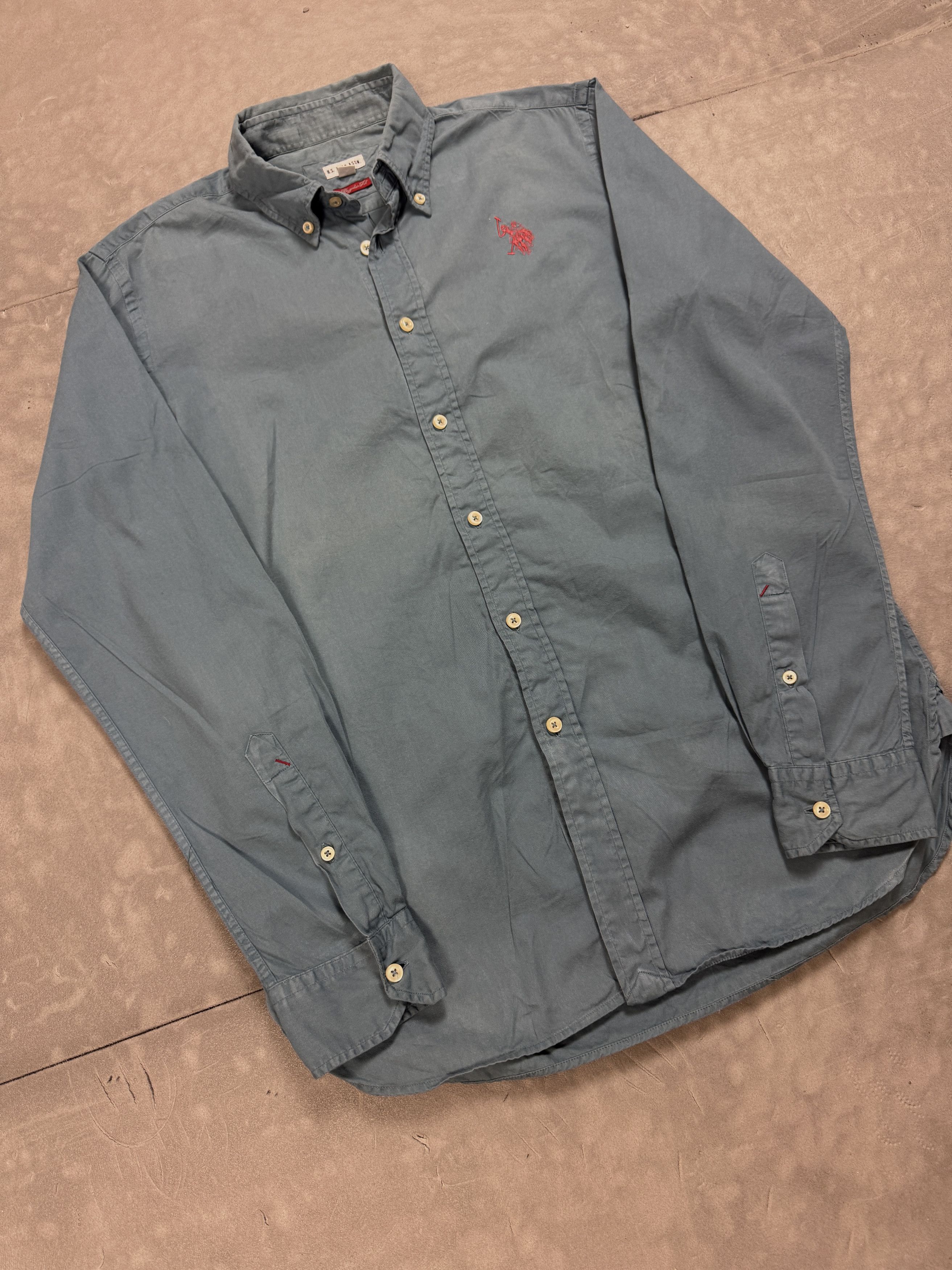 U.S. Polo Assn. × Vintage U.S. Polo Assn blue formal shirt elegant retro 90s y2k Size US M / EU 48-50 / 2 - 6 Thumbnail