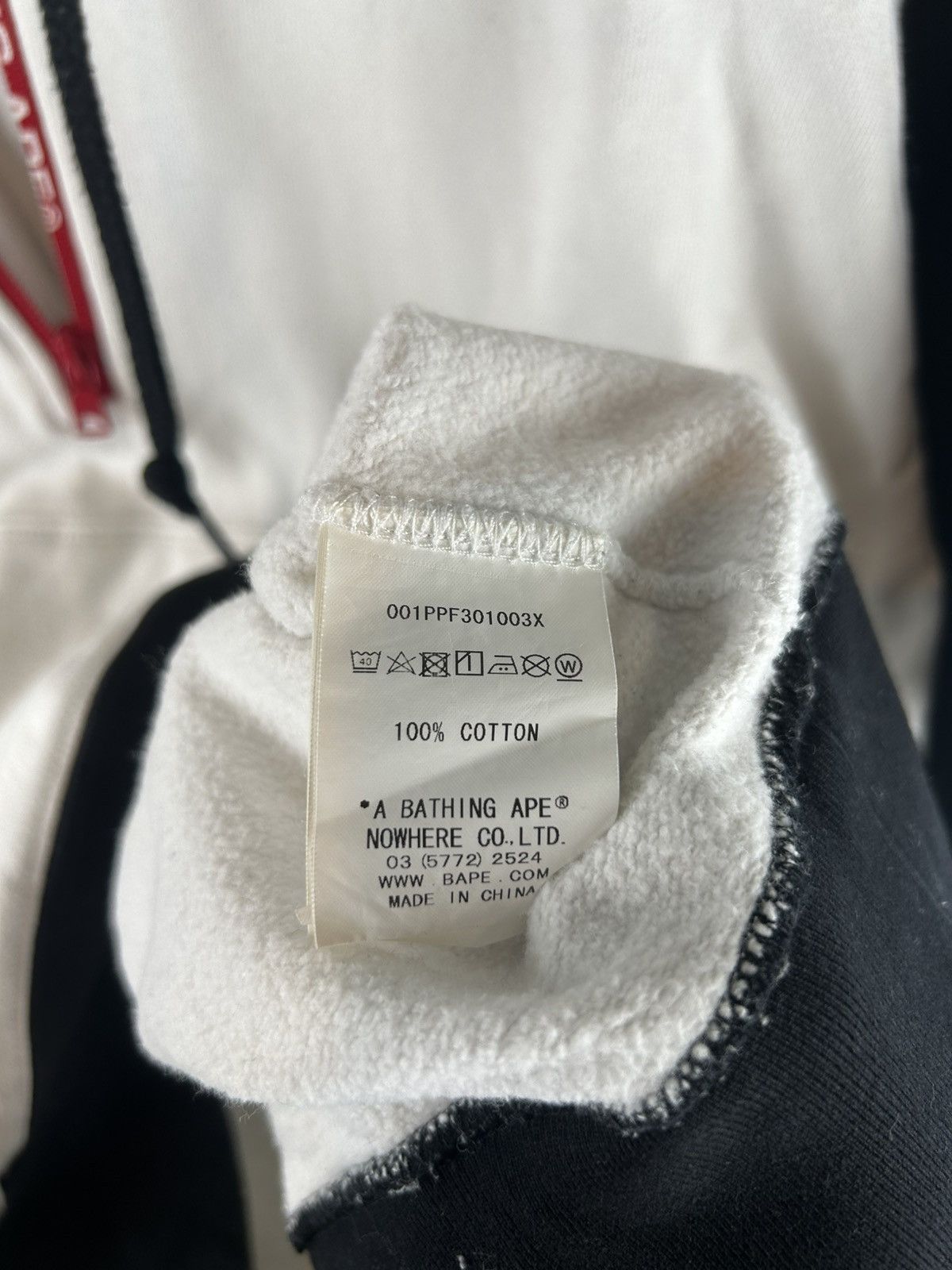 Bape Bape Side Logo Half Zip Hoodie Size US L / EU 52-54 / 3 - 6 Thumbnail