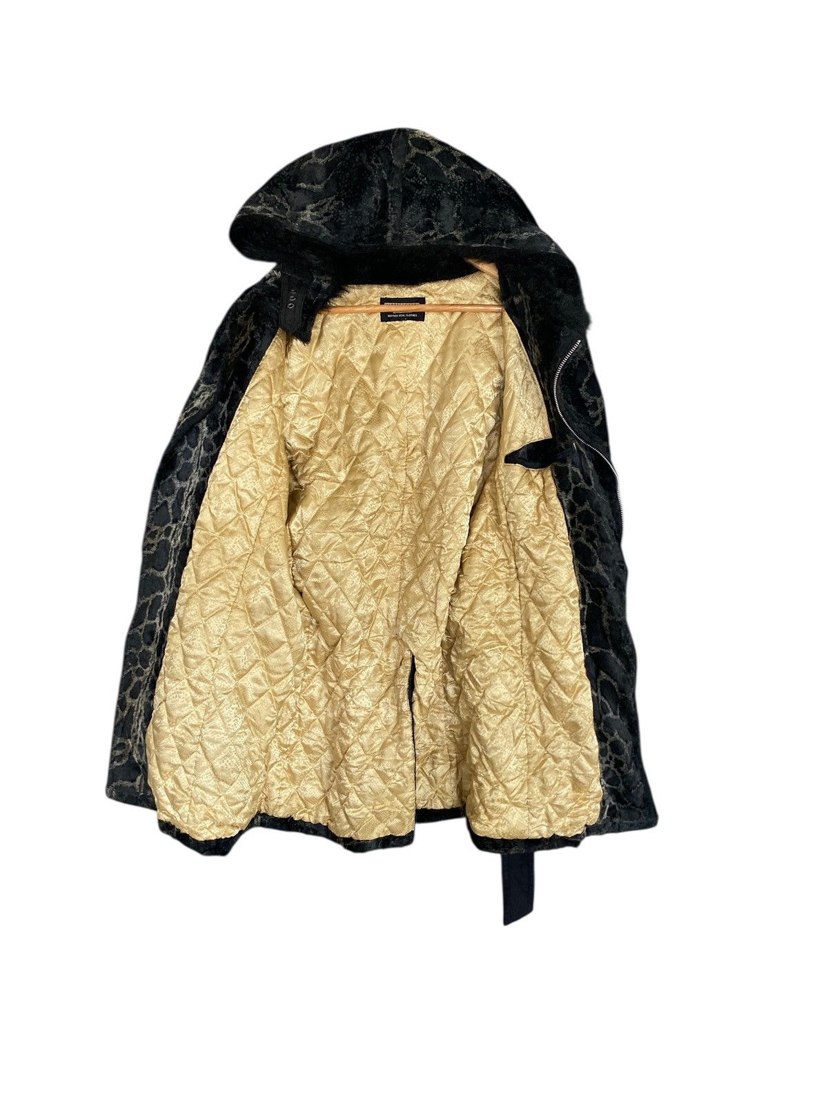 Tornado Mart Very Rare Vintage Tornado Mart Snake Skin Velvet Parka 1990s Size US L / EU 52-54 / 3 - 3 Thumbnail