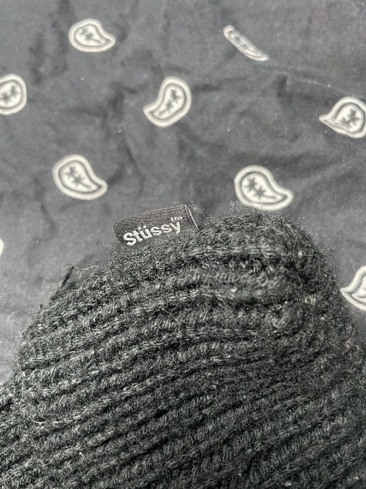 Stussy × Vintage Vintage 90s stussy long beanie Size ONE SIZE - 5 Thumbnail