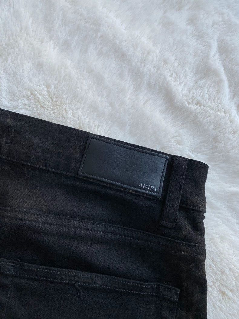 Amiri Amiri Black Panther Print Knee Destroyed Jean Size US 36 / EU 52 - 3 Thumbnail