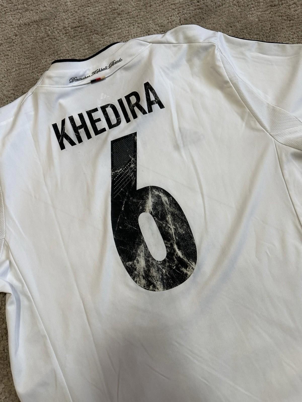 Adidas GERMANY 2012/13 FOOTBALL SOCCER HOME JERSEY #6 Khedira Size US M / EU 48-50 / 2 - 8 Thumbnail