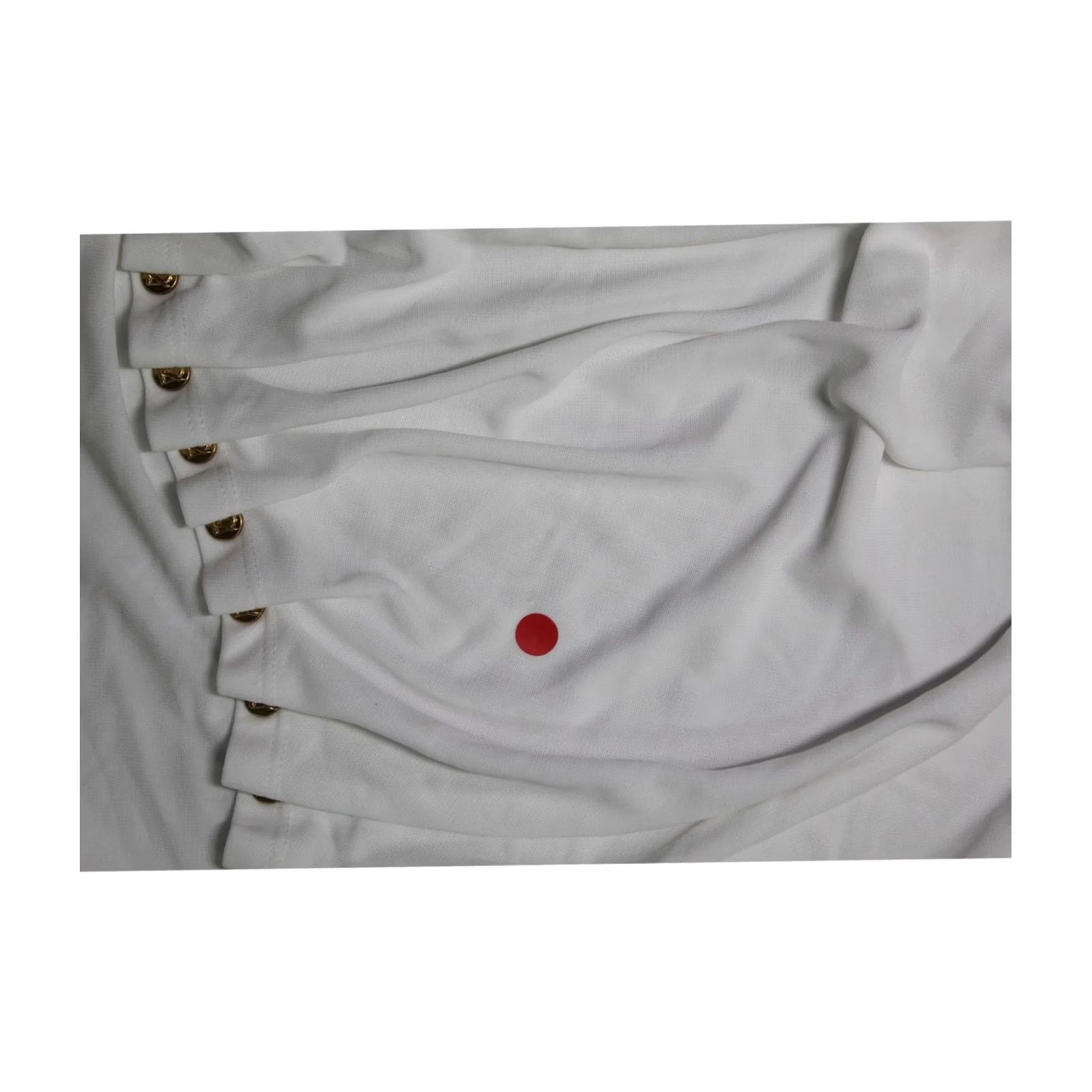 Donna Karan DONNA KARAN NEW YORK Womens Button Trim Jersey white XL Size XL / US 12-14 / IT 48-50 - 3 Thumbnail