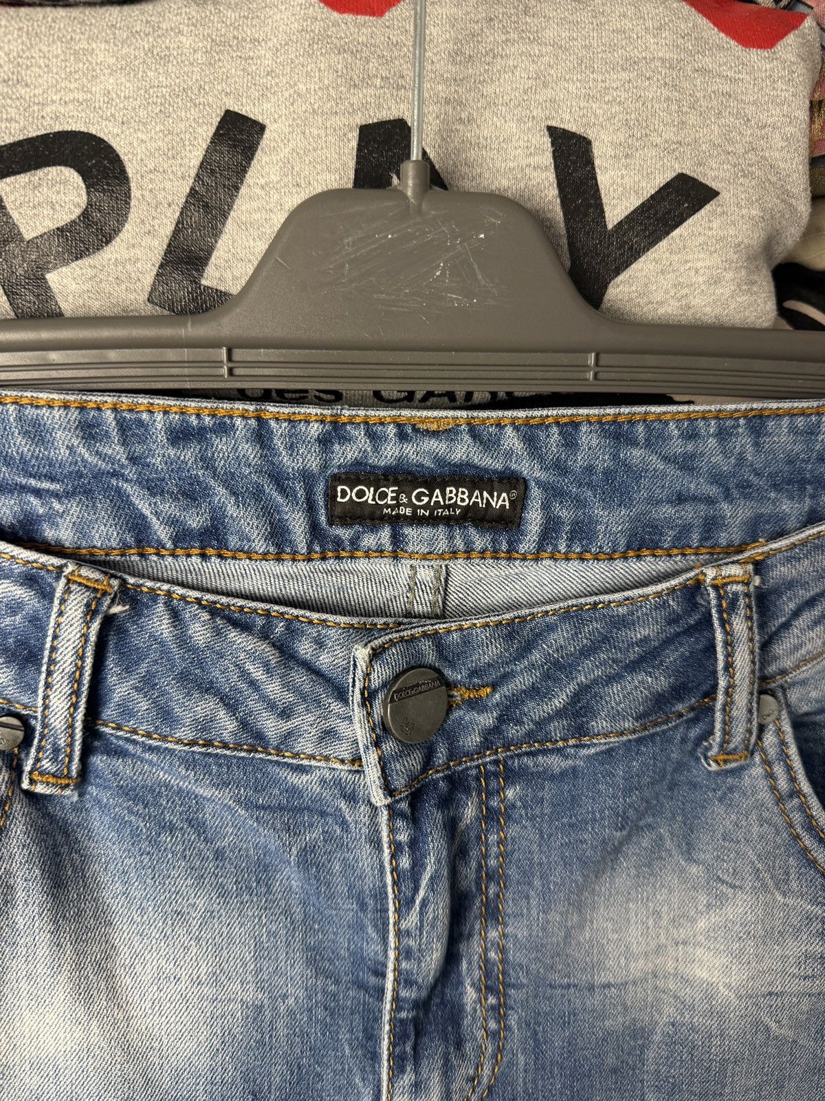 Dolce & Gabbana 2000s Dolce Gabbana Washed Jeans Arhive Y2K Size US 34 / EU 50 - 6 Thumbnail