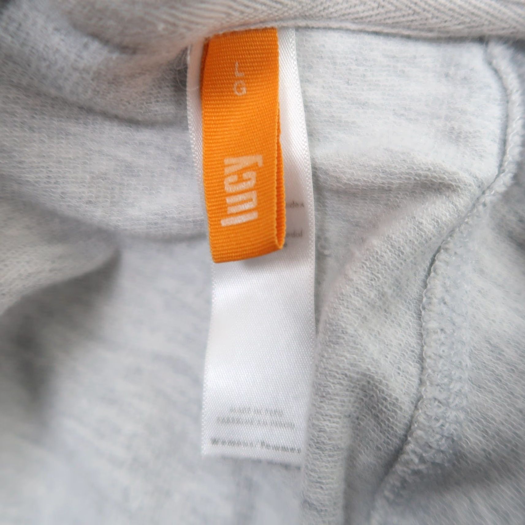 Vintage Lucy Hoodie Long Sleeve Activewear Top L Women Grey Solid Casual Modern Basic Hoodie Shirt Size L / US 10 / IT 46 - 5 Thumbnail
