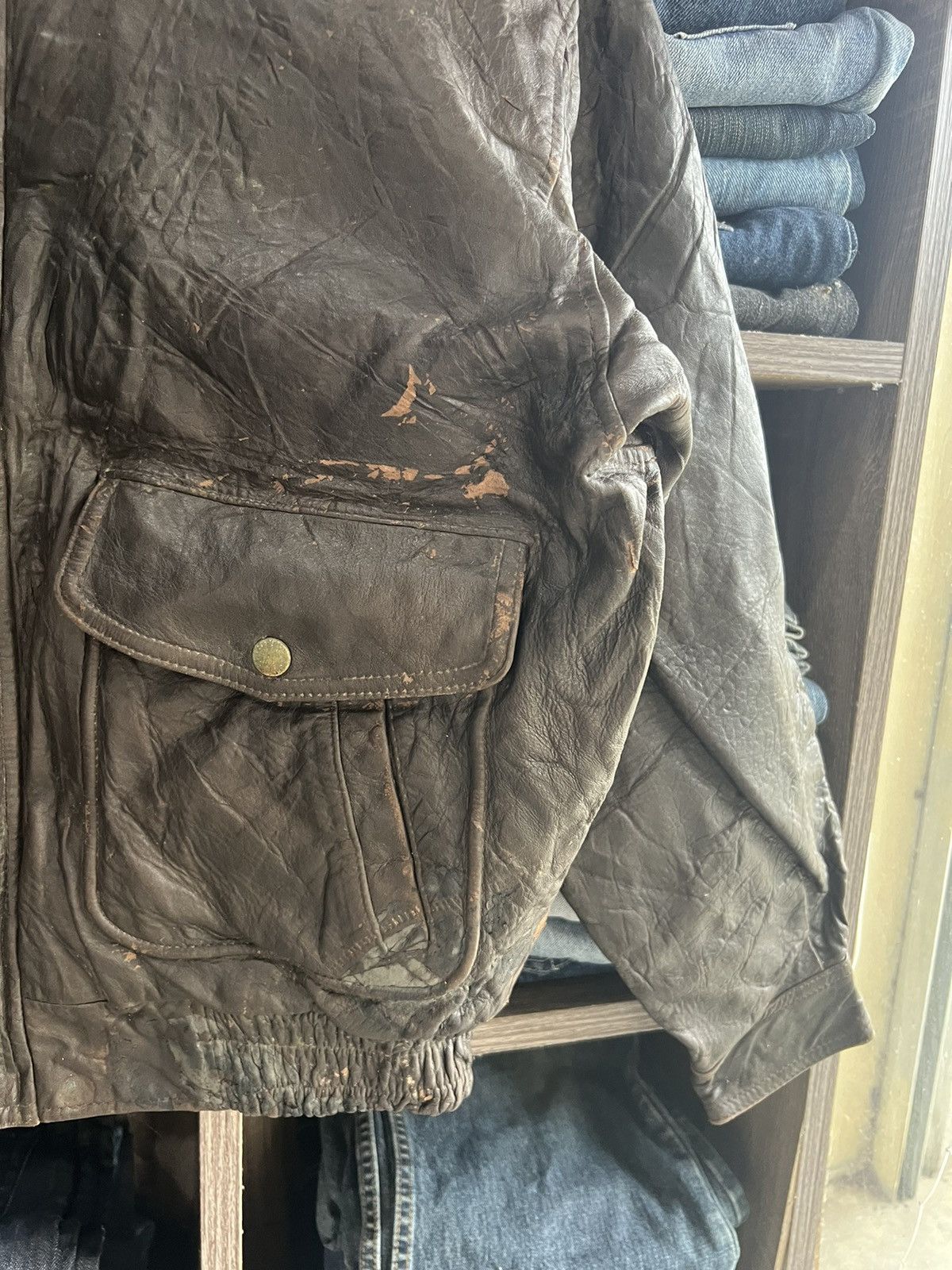 Other 🔥Flight Jacket Usa Stylewear Leather Size US L / EU 52-54 / 3 - 10 Thumbnail