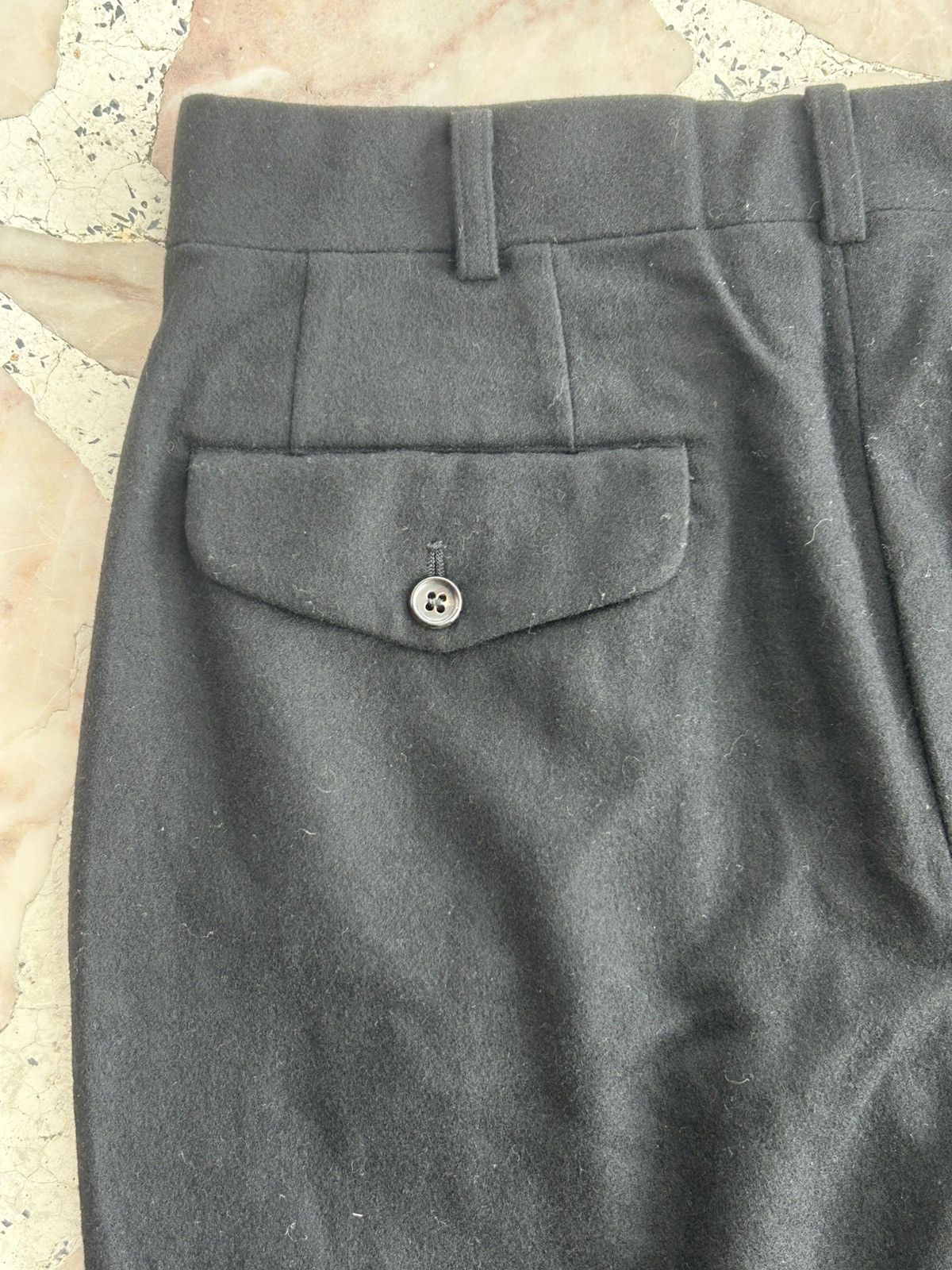 Comme des Garcons CDG Black Wool Trousers Size US 30 / EU 46 - 7 Thumbnail