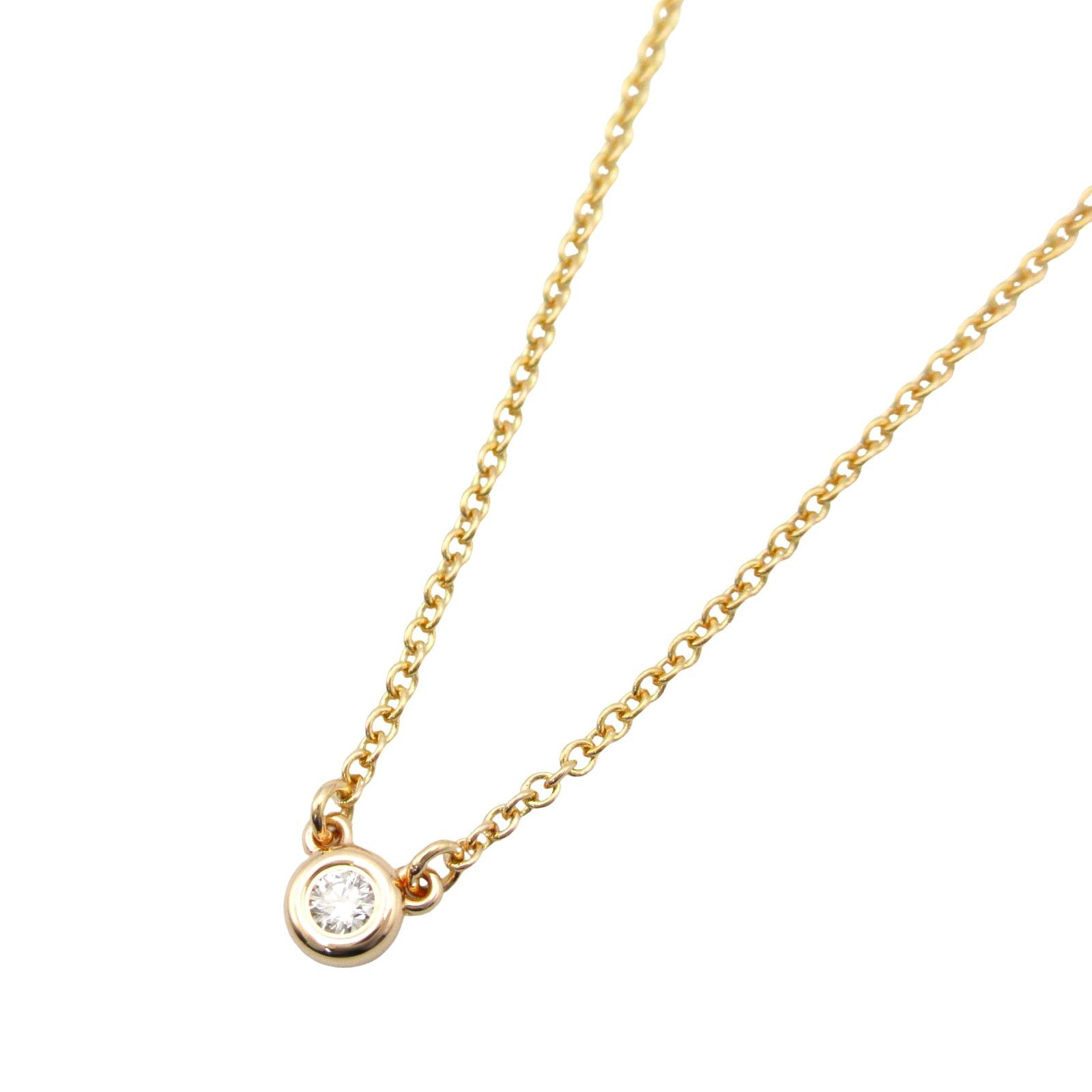 Tiffany & Co. Tiffany Co By-The-Yard Diamond Necklace K18Pg (Pink Gold) Clear Size ONE SIZE - 1 Thumbnail