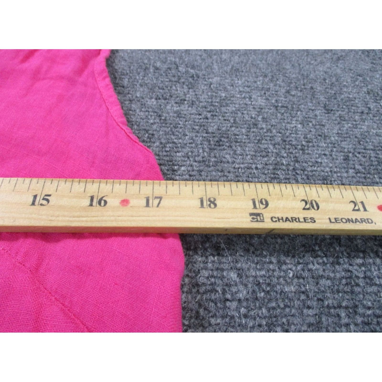 Vintage Francesca Bettini Dress Womens M Pink Linen Summer Outdoors Loose Flowy Italy Dress Size M / US 6-8 / IT 42-44 - 5 Thumbnail