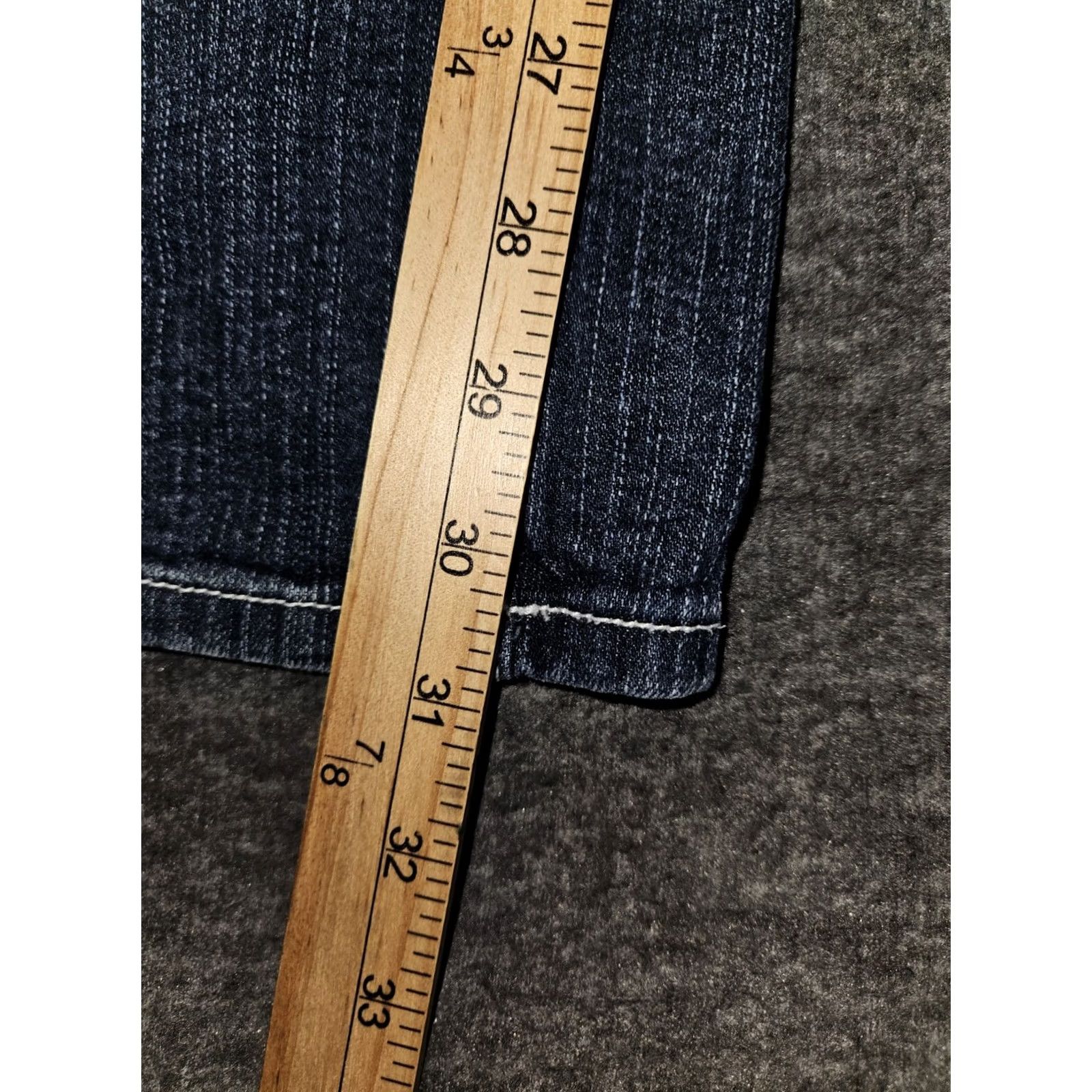NYDJ NYDJ Tummy Tuck Straight Jeans Women's 4 Blue Mid Rise Stretch Preppy City USA Size 27" / US 4 / IT 40 - 7 Thumbnail