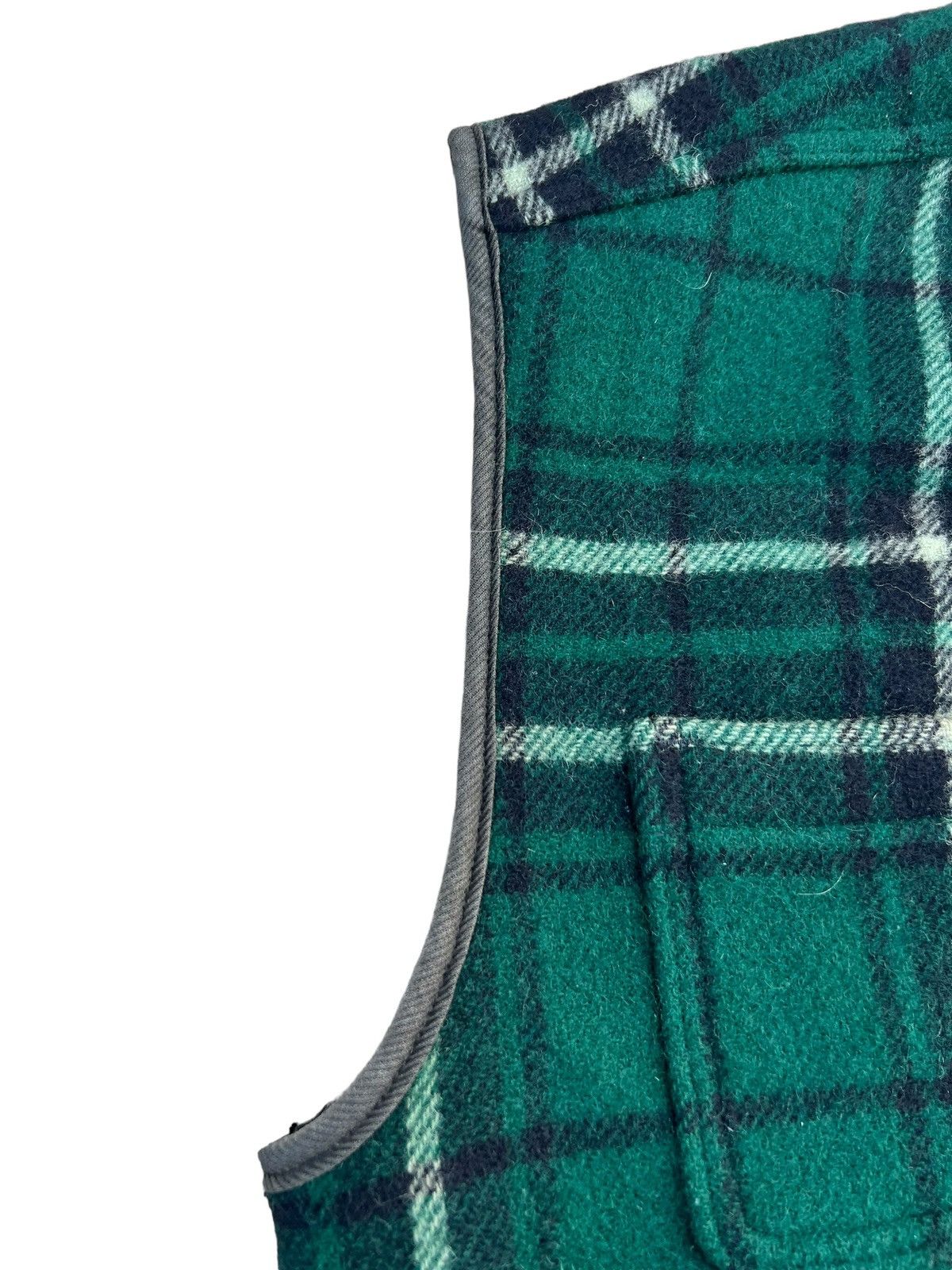 Vintage Vintage 80s Woolrich Wool Plaid Four Pocket Vest Size US M / EU 48-50 / 2 - 8 Thumbnail