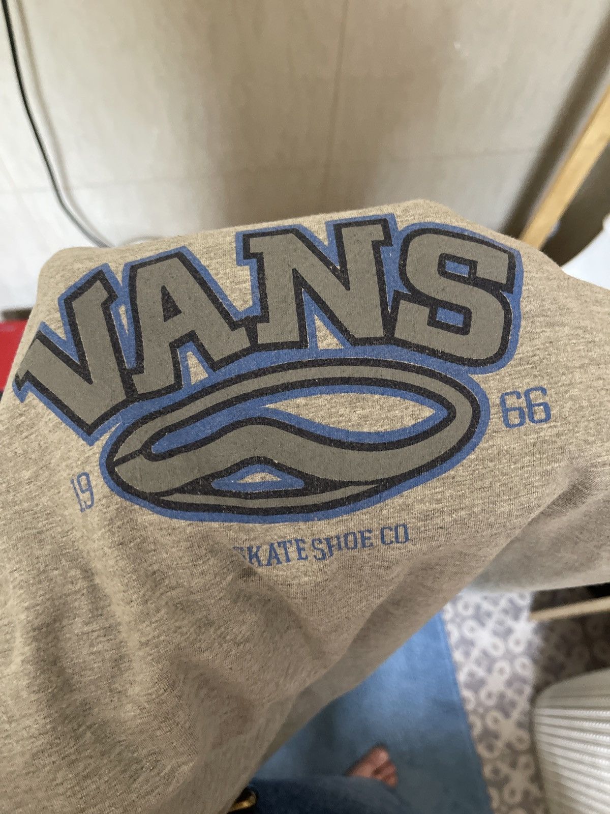 Vans Vintage Vans Reversible Gray t-shirt S 90s Y2K Surfwear sk8 Size US S / EU 44-46 / 1 - 3 Thumbnail
