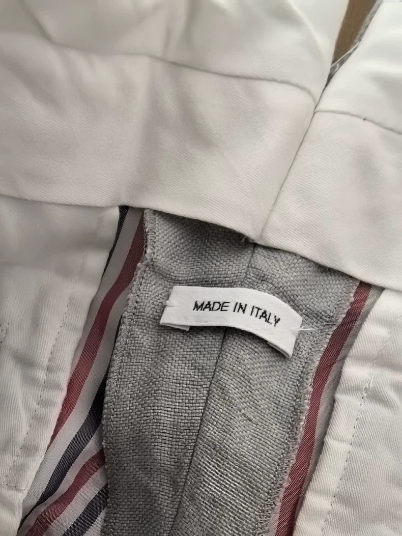 Thom Browne Thom Browne Linen trousers Size 35" - 5 Thumbnail